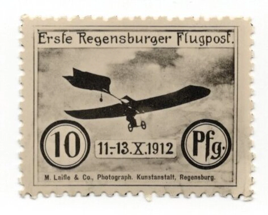 Bavaria 1912 - 10Pf Regensburger Flugtage unused