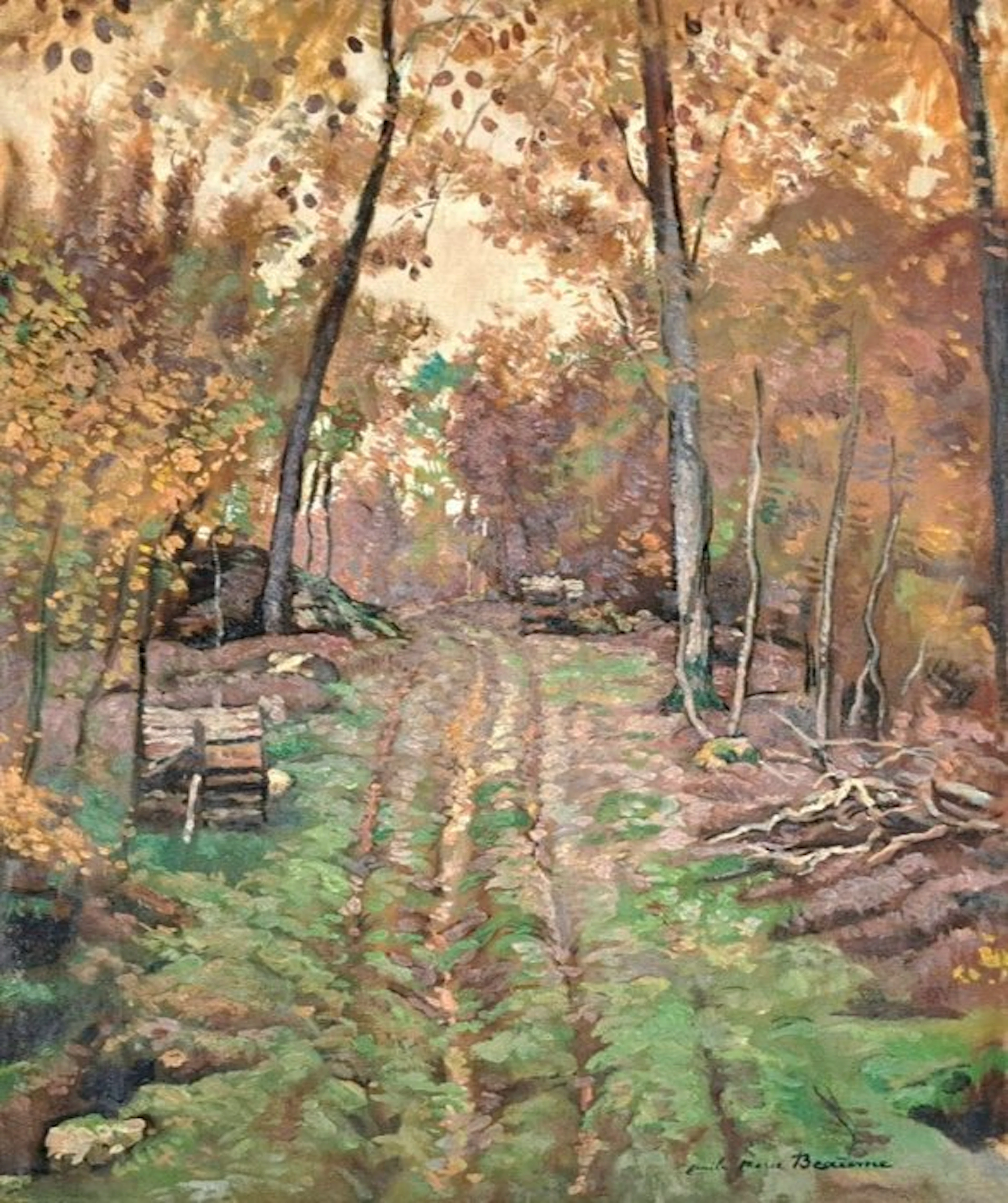 Emile-Marie Beaume (1888-1967) - Solitude d'automne
