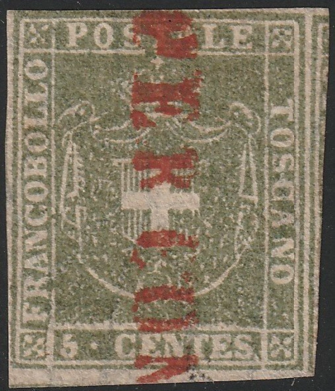 Italian Ancient States - Tuscany 1860 - GP 5 c