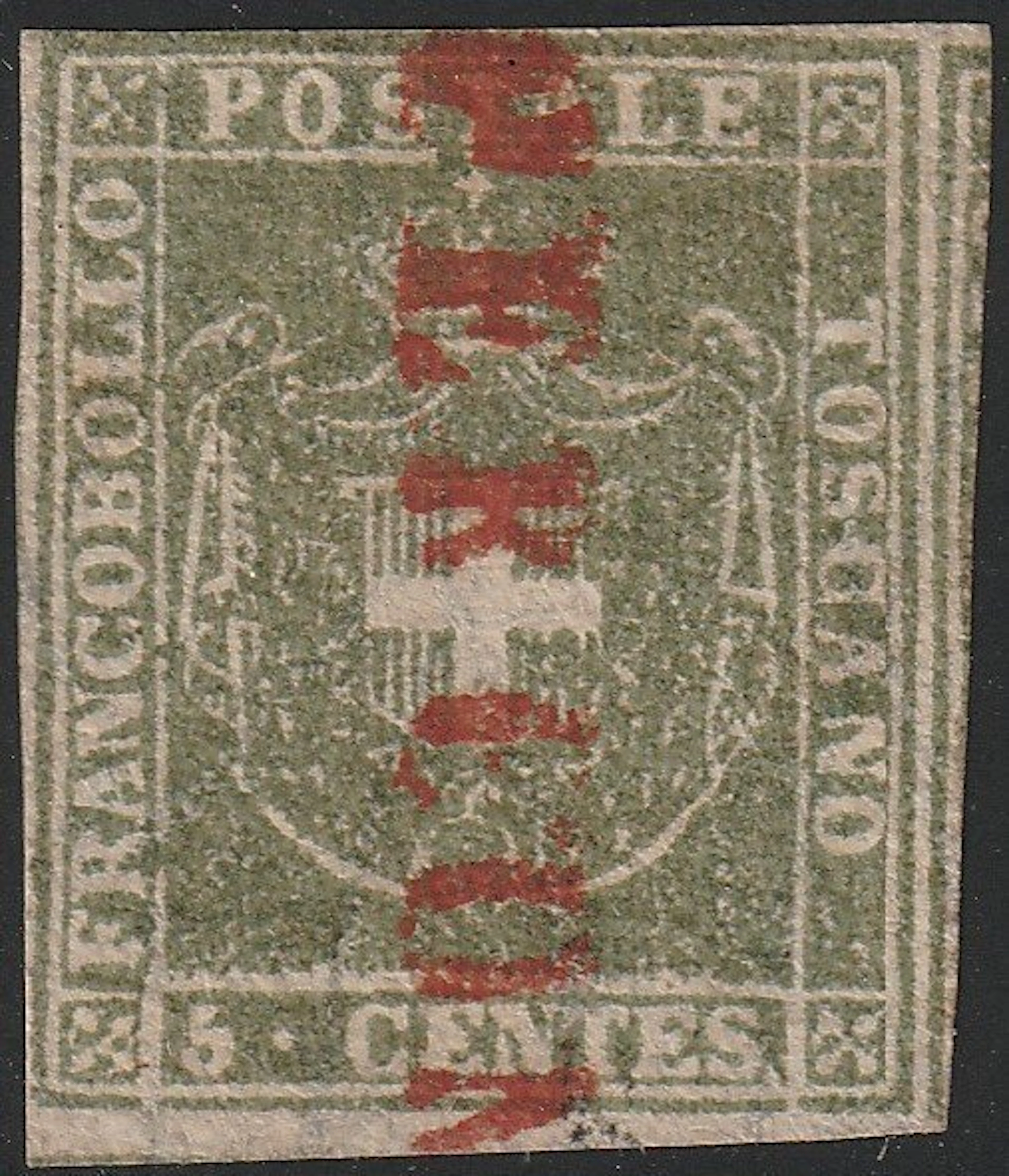 Italian Ancient States - Tuscany 1860 - GP 5 c