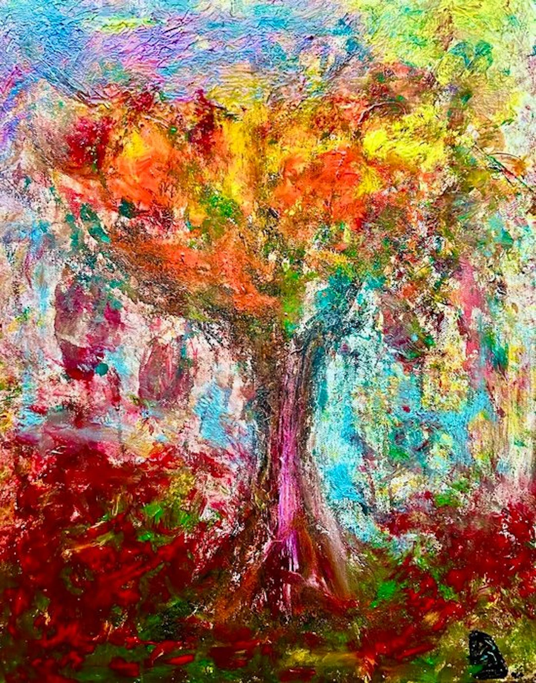 Artiste côté Artdanaux (XXI - Arbre aux milles couleurs