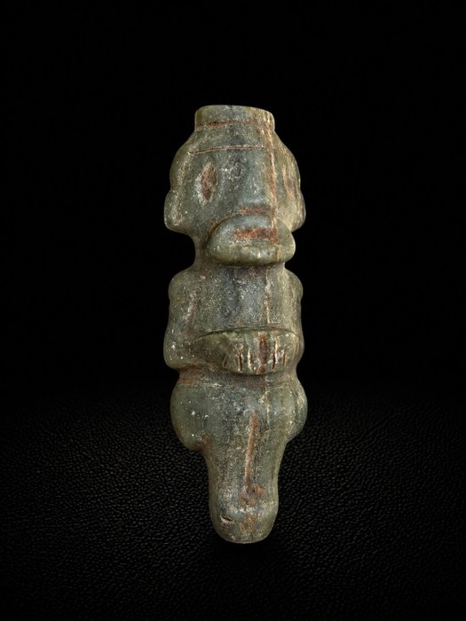 Taino Culture 10th to 15th Century AD Jadeite Figure - 11.2 cm