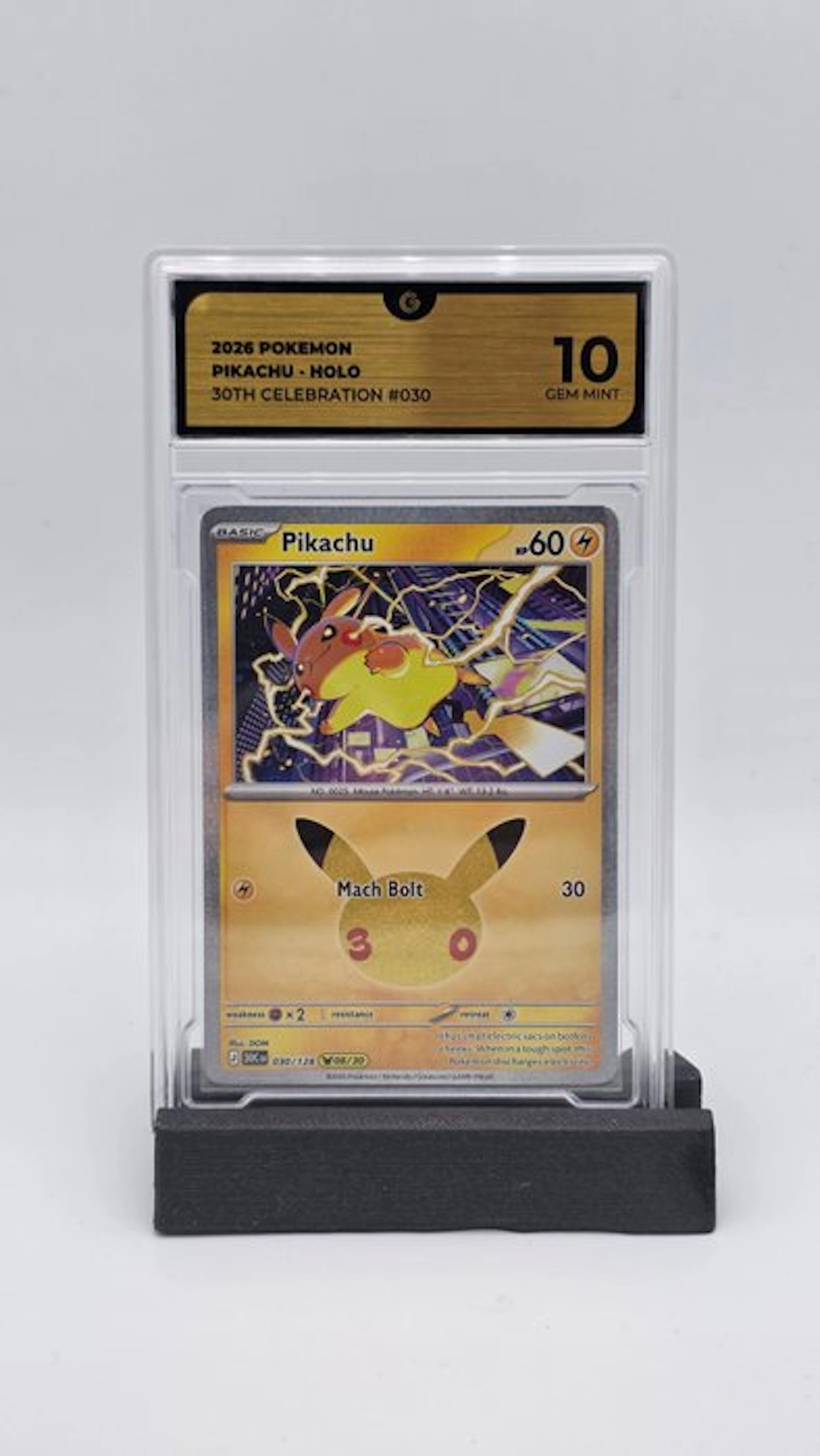 Pokémon - 1 Graded card - Pikachu 031 Holo - GG - Mega Evolution