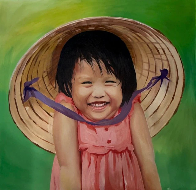 TA Duy Tung (1961) - Innocence radieuse ↑120 →120 cm