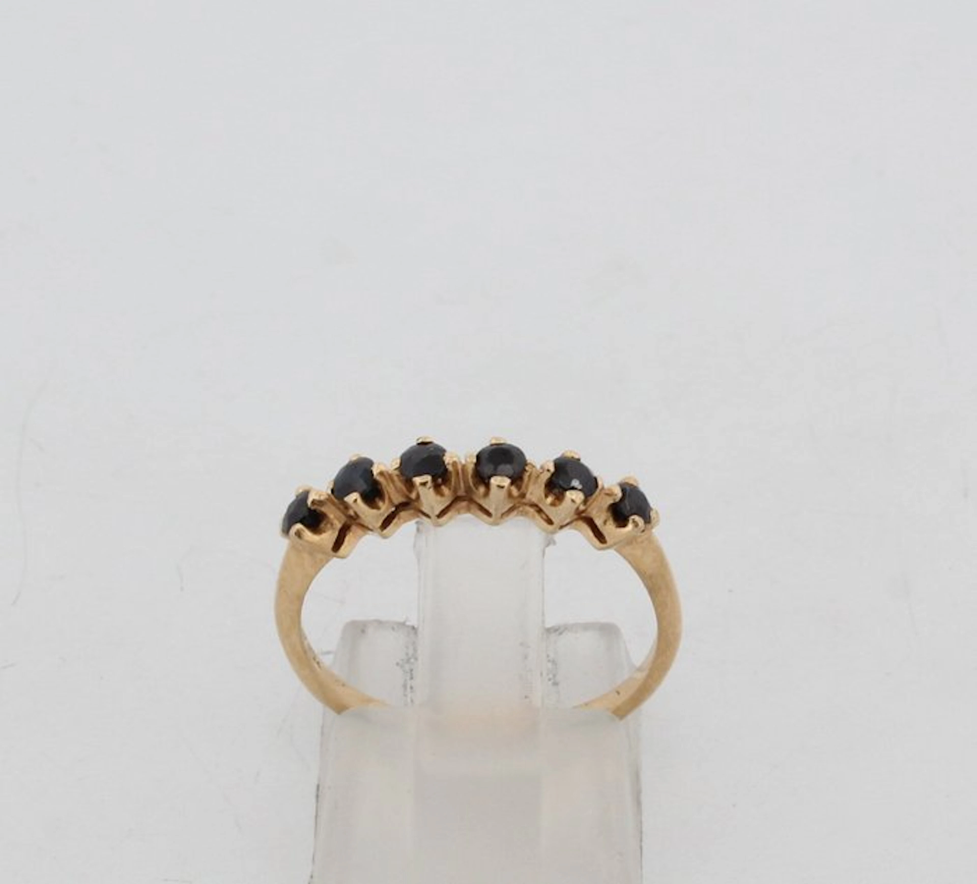 No reserve price - Ring - 18 kt. Yellow gold Sapphire
