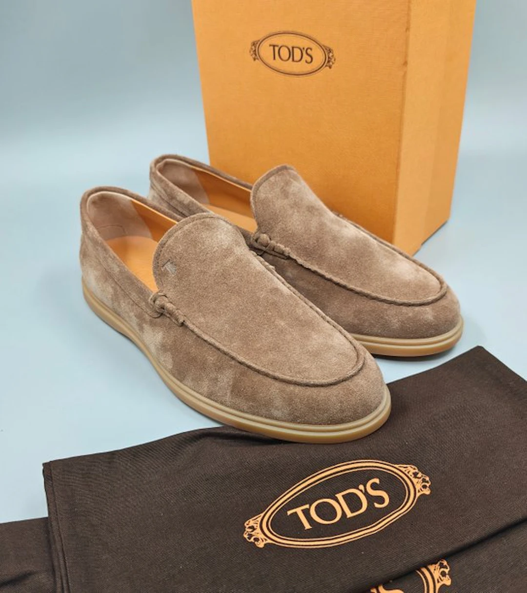 Tod's-UK10-Suède - Loafers - Size: EU 44