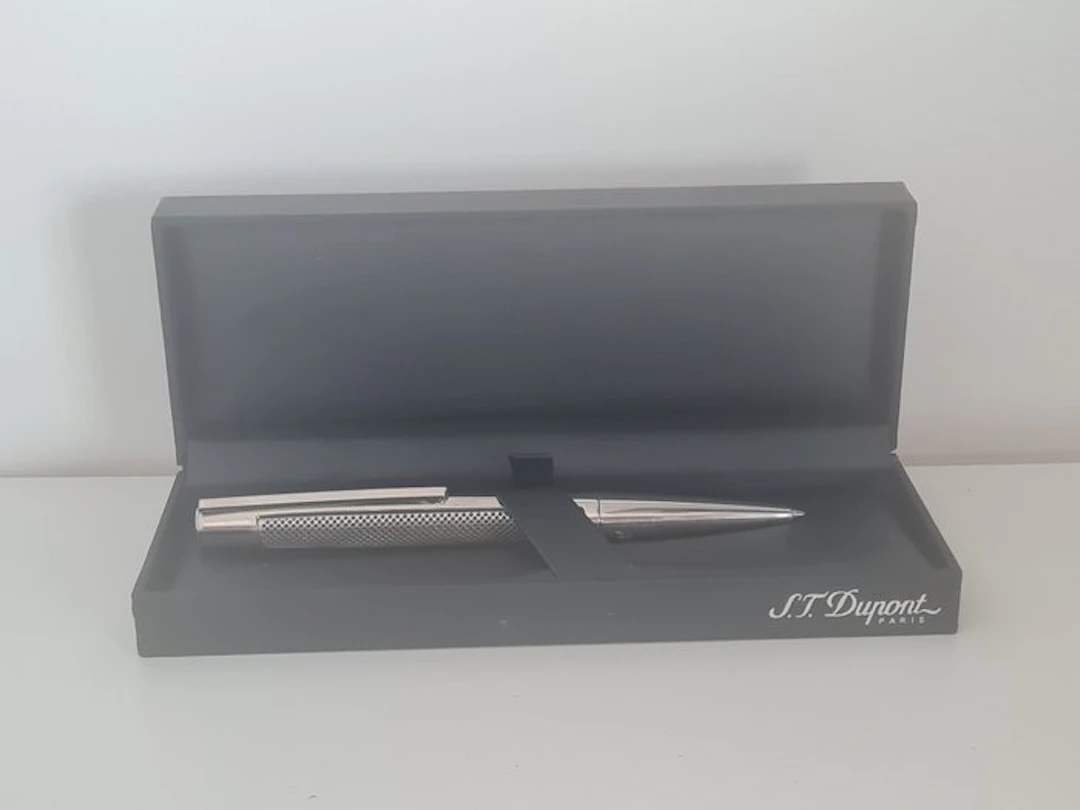 S.T. Dupont - DEFI INOX CALENDRE - Ballpoint pen