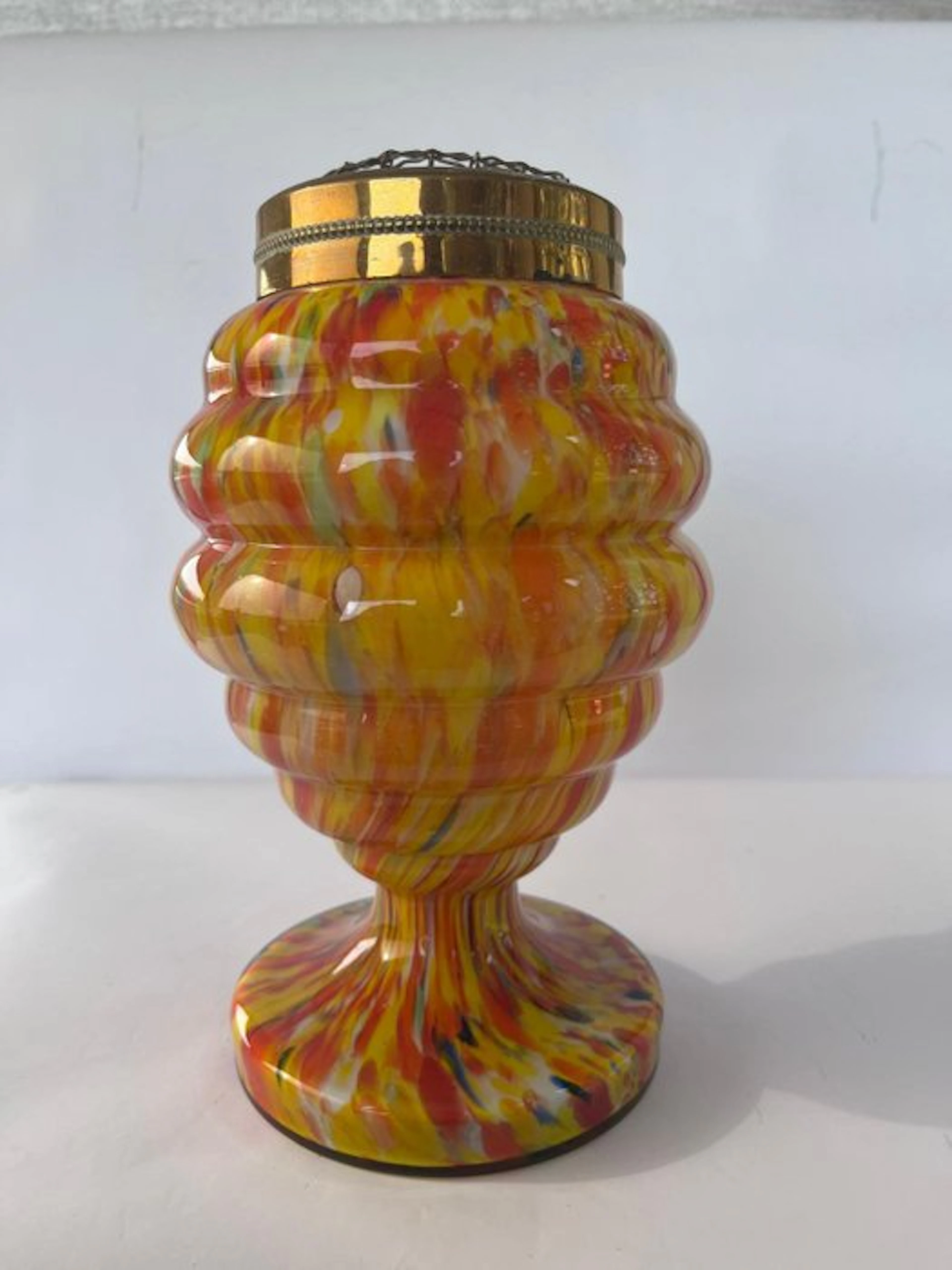 Scailmont - Art Deco - Vase - Piqué flower vase - Spatterglas