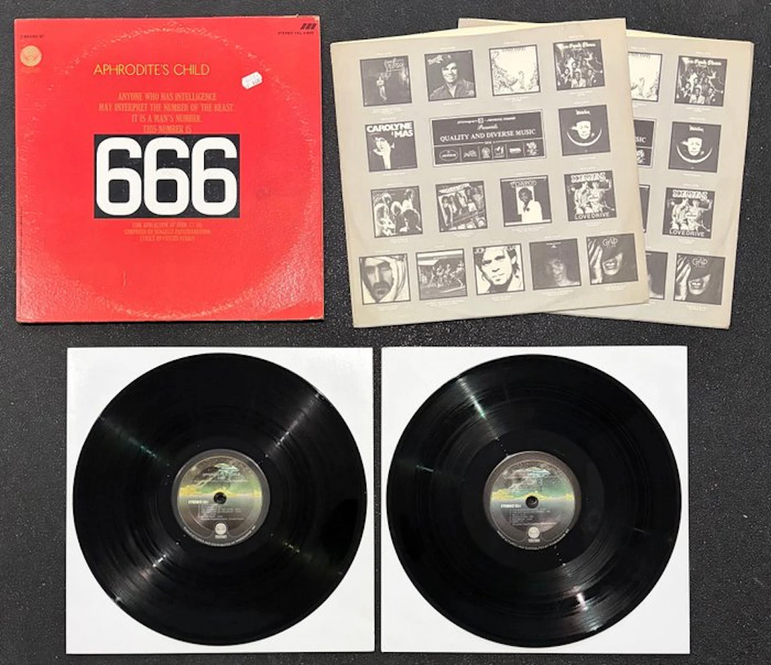 Aphrodite's Child - 666 (US) – Scarce 1974 VERTIGO...