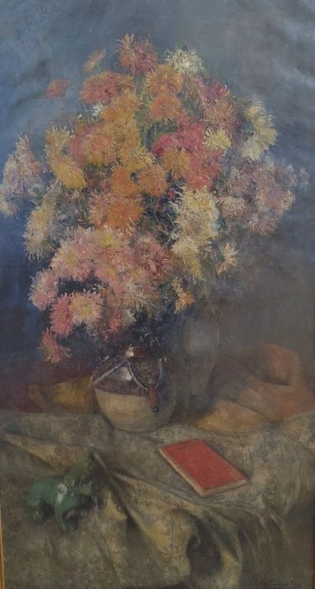 Félix Carpentier (XIX-XX) - Vase de Fleurs