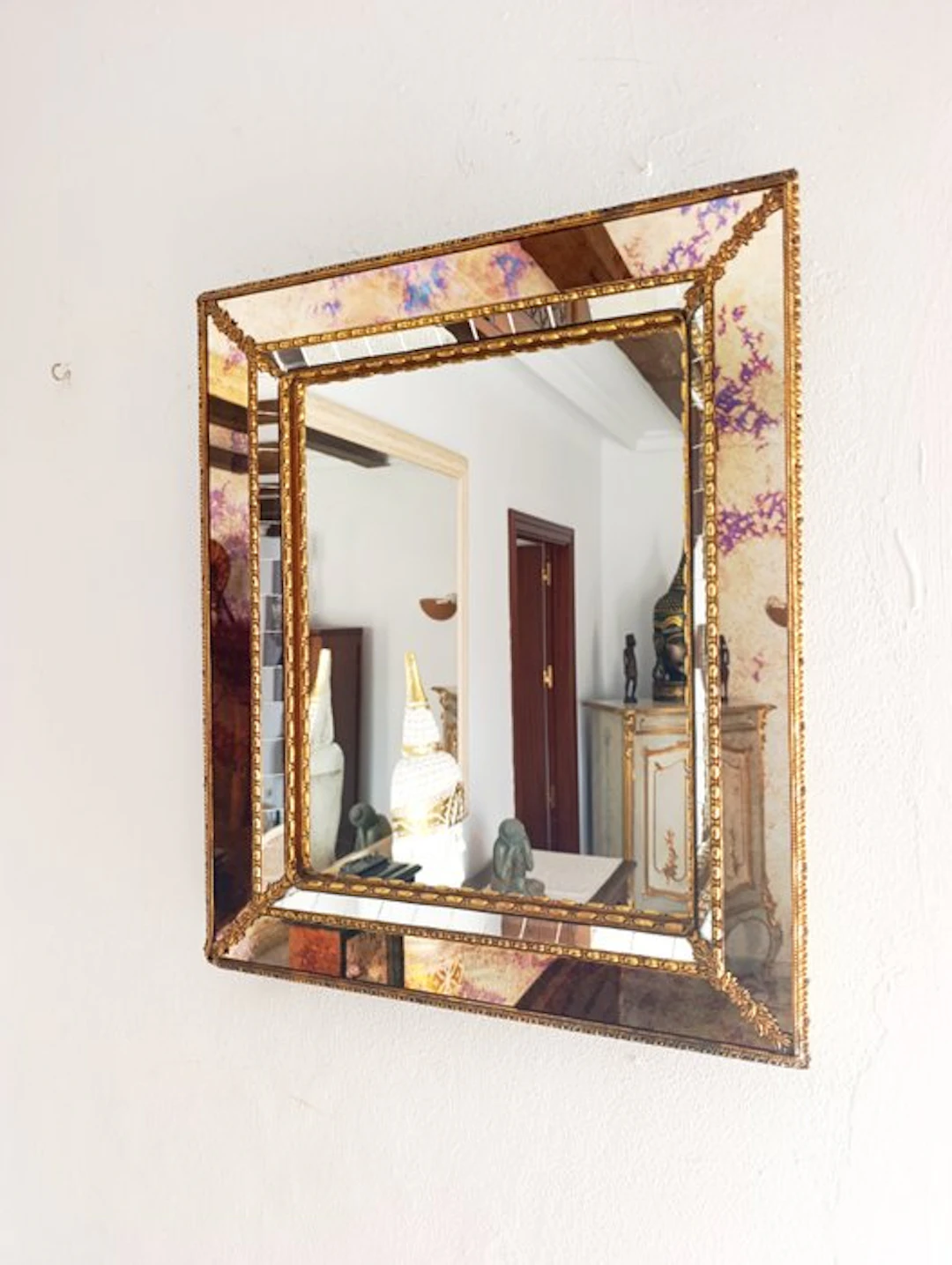 Wall mirror - Bronze, Glass - Venetian Style