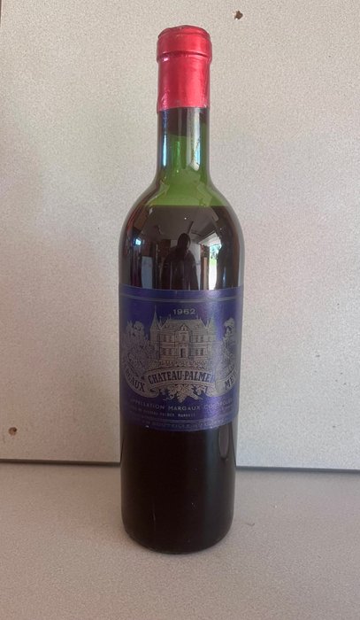 1962 Chateau Palmer - Margaux 3ème Grand Cru Classé - 1 Bottle (0.75L)