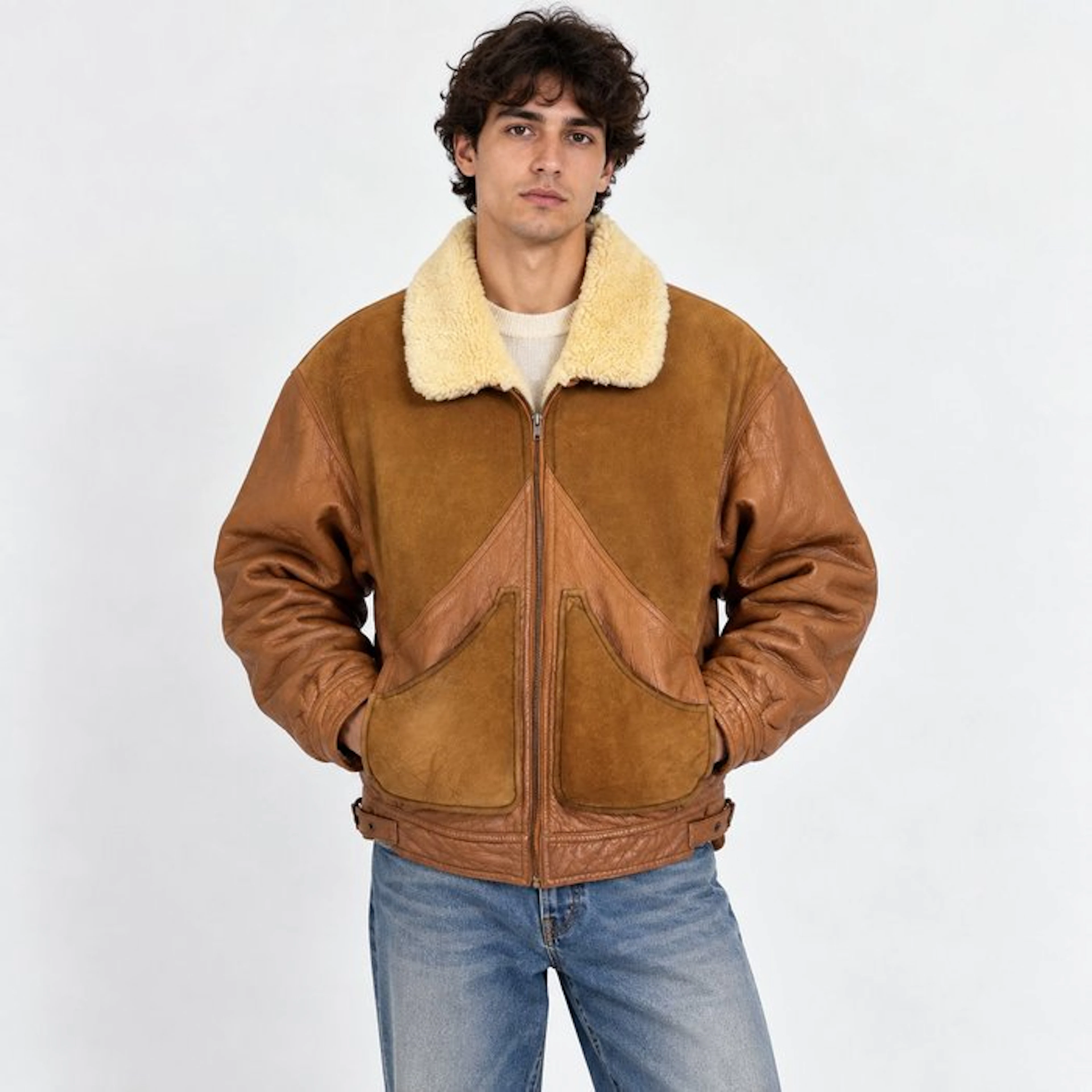 ORIGINAL SHEARLING - STYLE B3 - Bomber jacket - Vintage