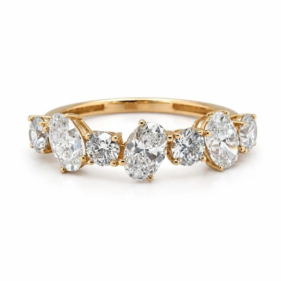 No reserve price - Ring - 14 kt