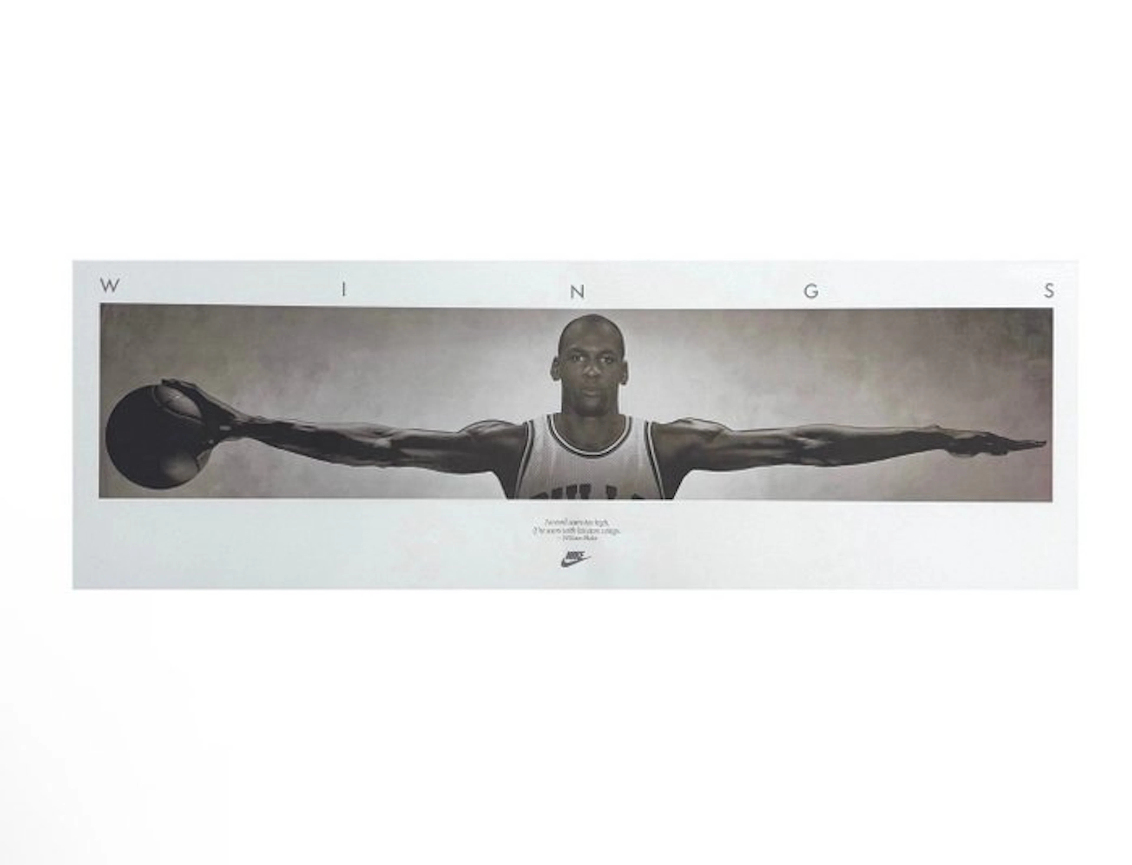 Michael Jordan - Original Nike ''wings'' Poster - Michael Jordan, 1987