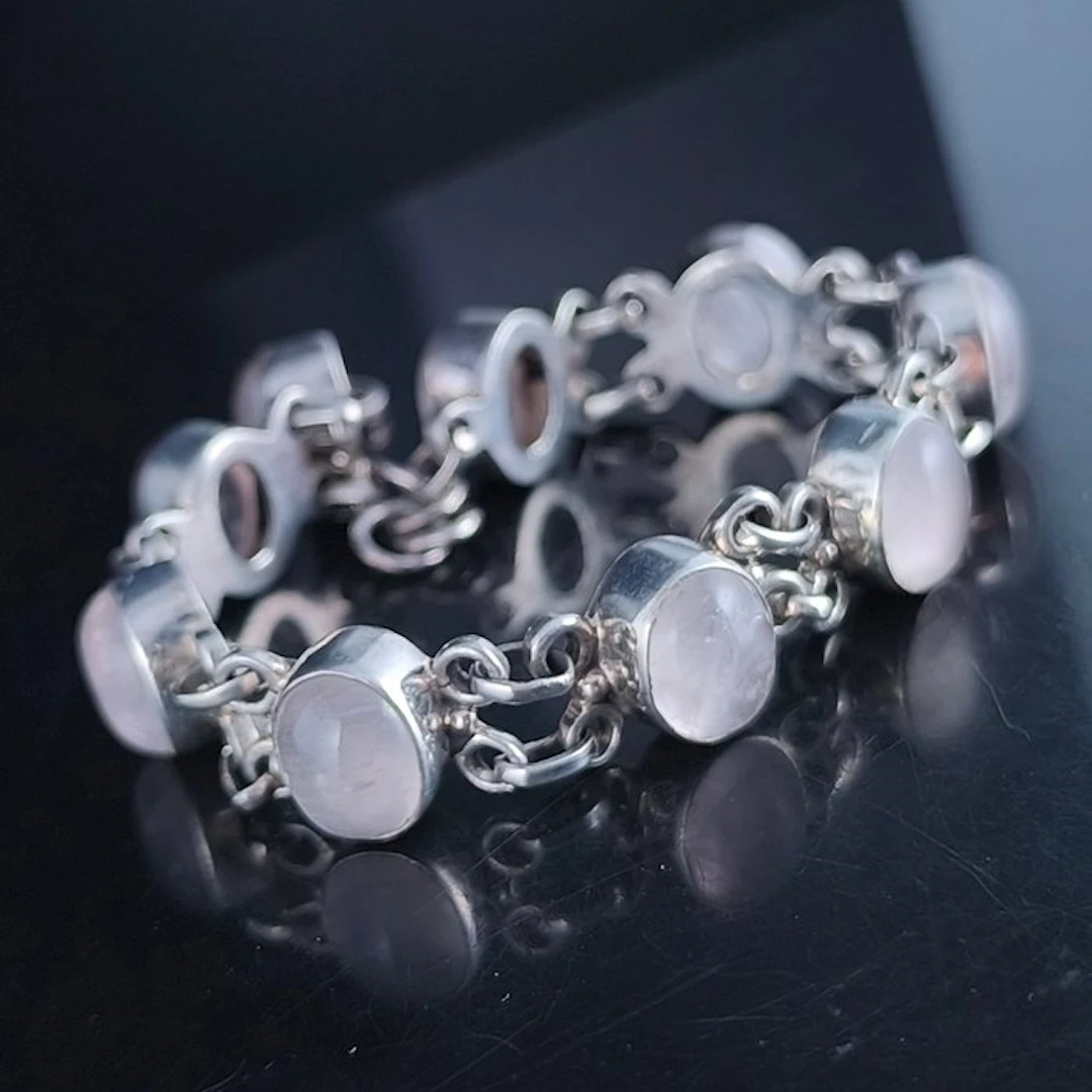 Rose quartz Jewellery- 18.58 g