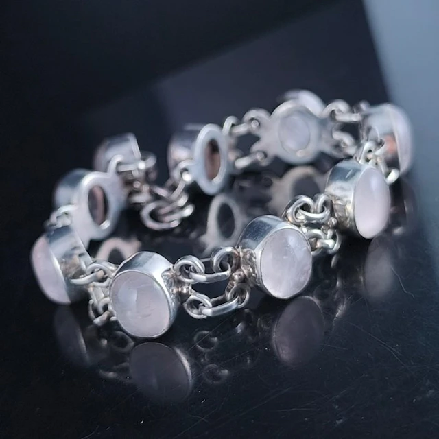 Rose quartz Jewellery- 18.58 g