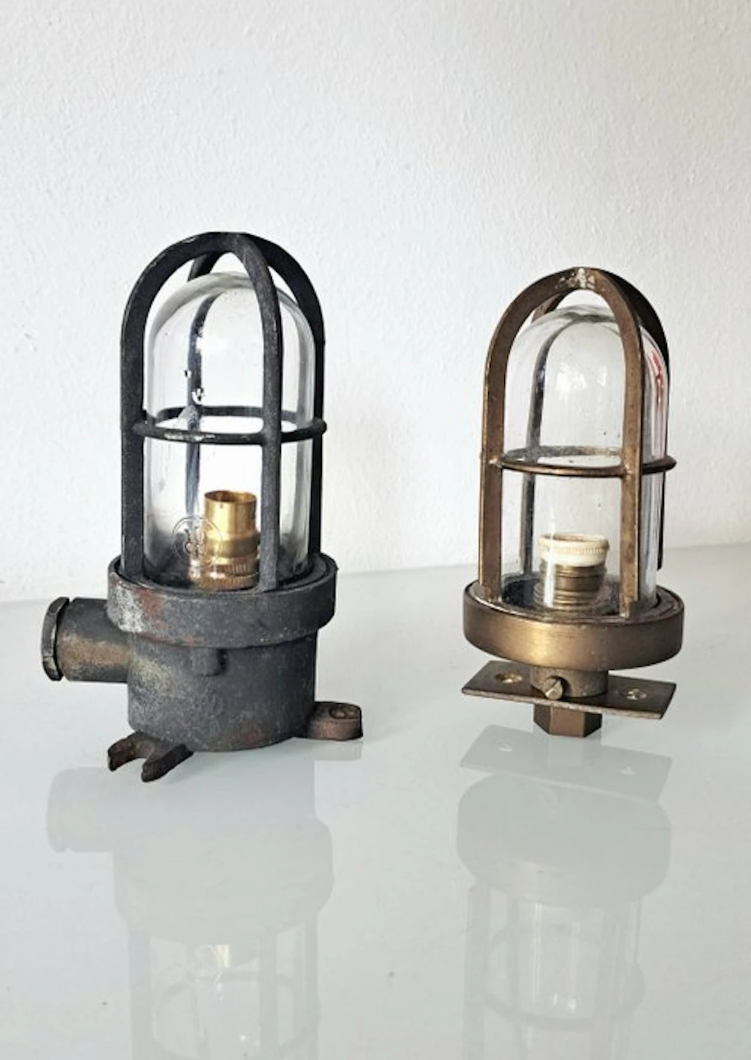 IR- Industria Rotterdam Gangway light (2) - Bronze, Brass