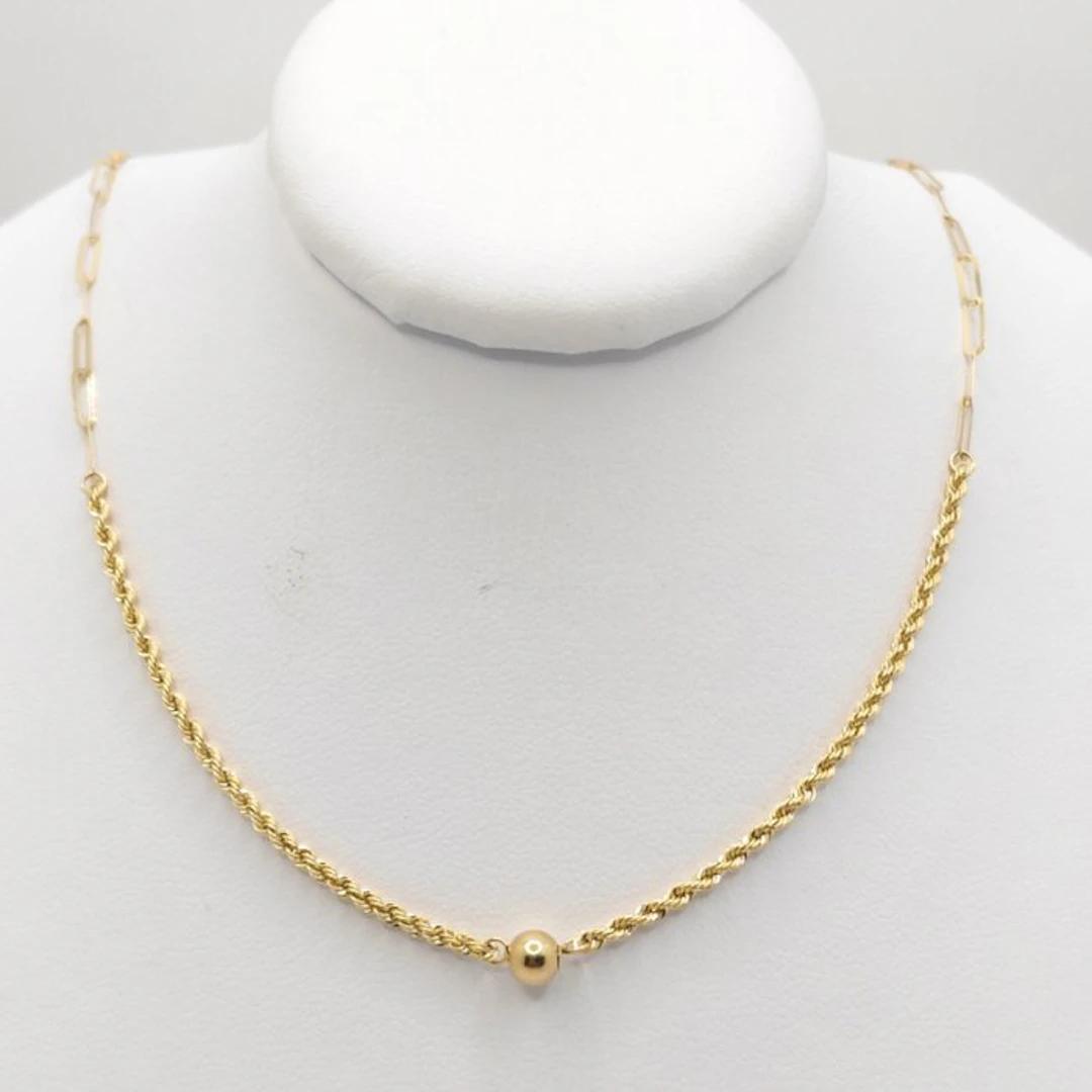 No reserve price - Necklace - 18 kt. Yellow gold