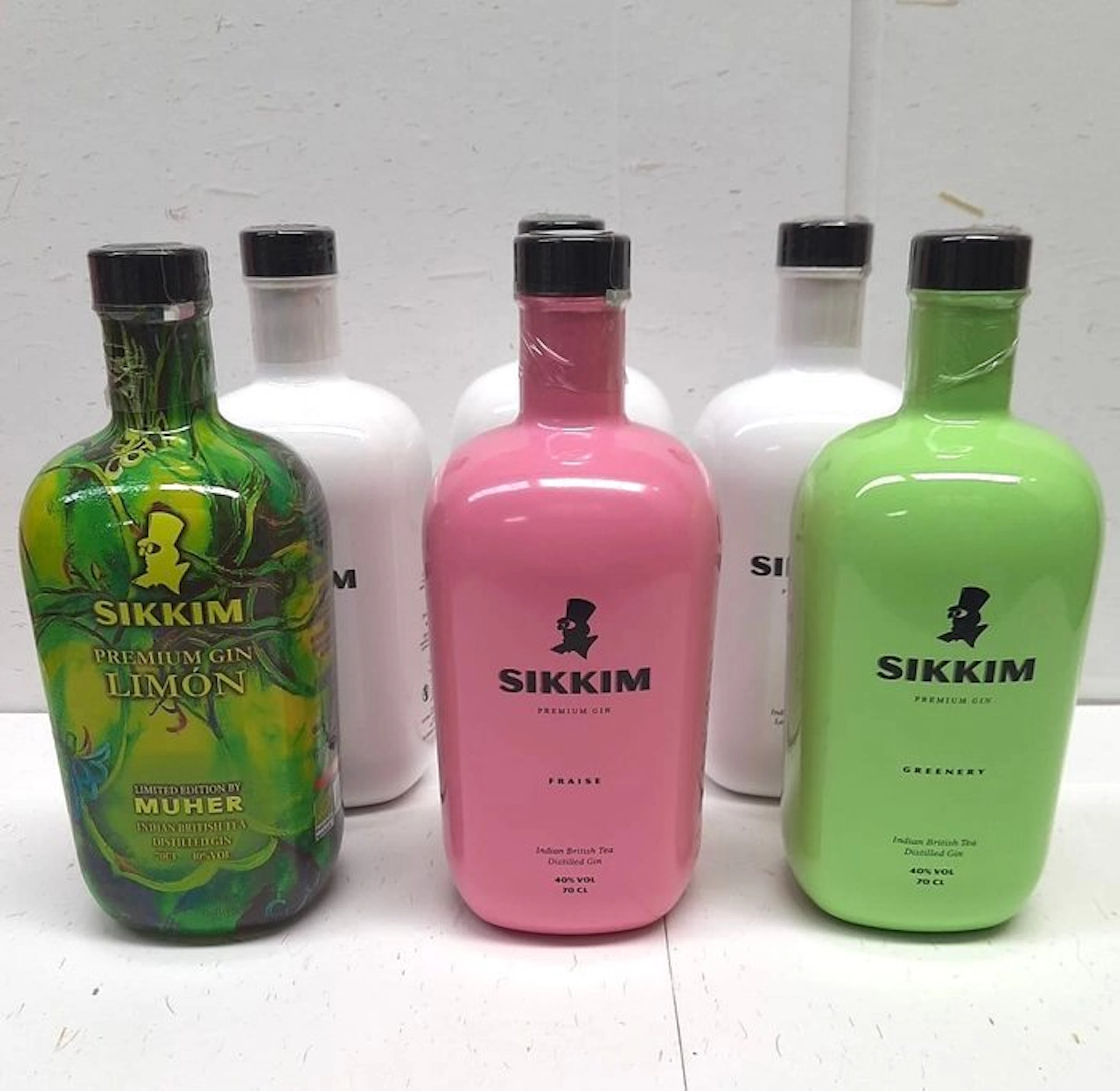 Sikkim - Limón, Fraise, Greenery + Privée - 70cl - 6 bottles