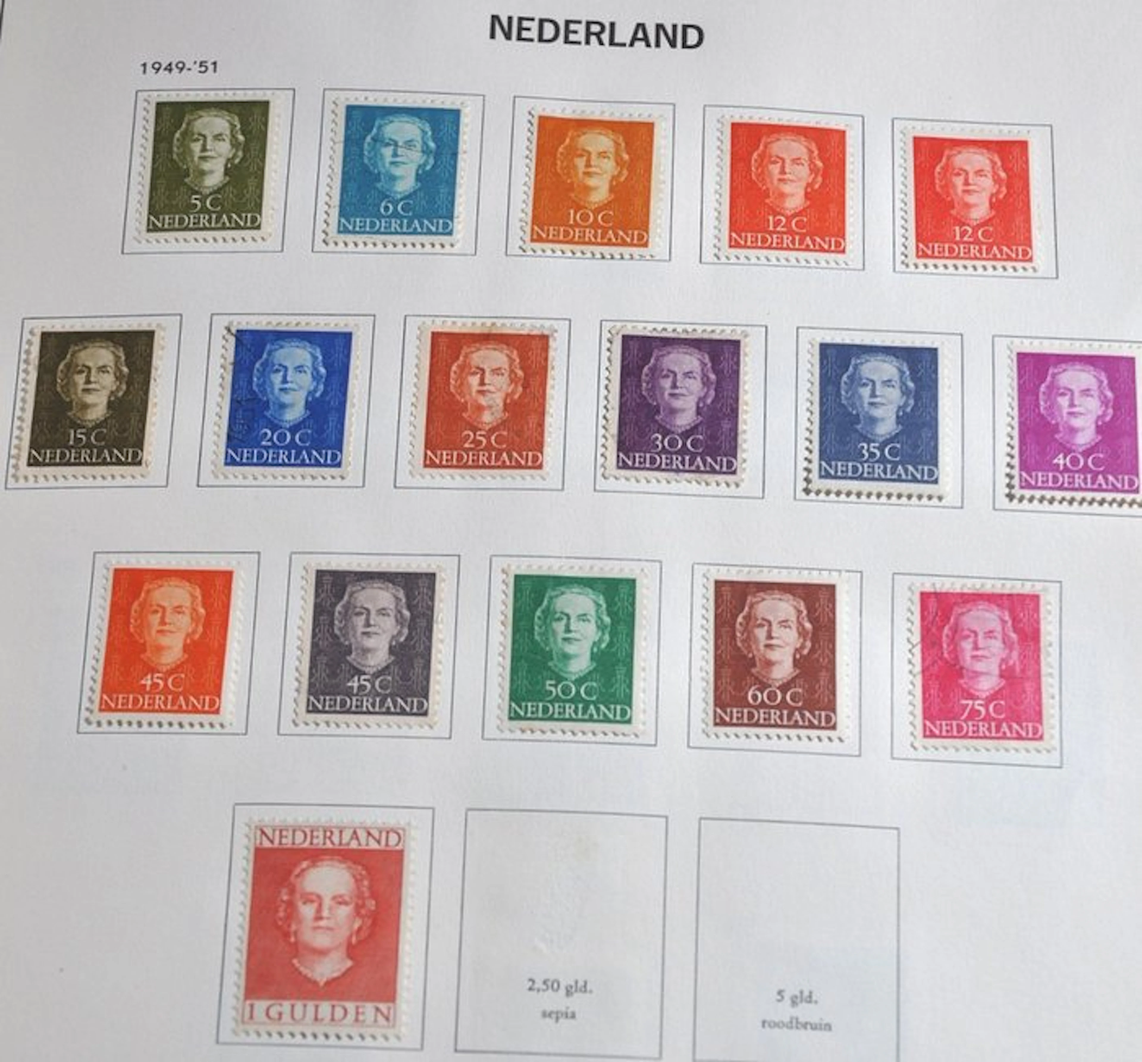 Netherlands - Collection in a DAVO album and stockbook