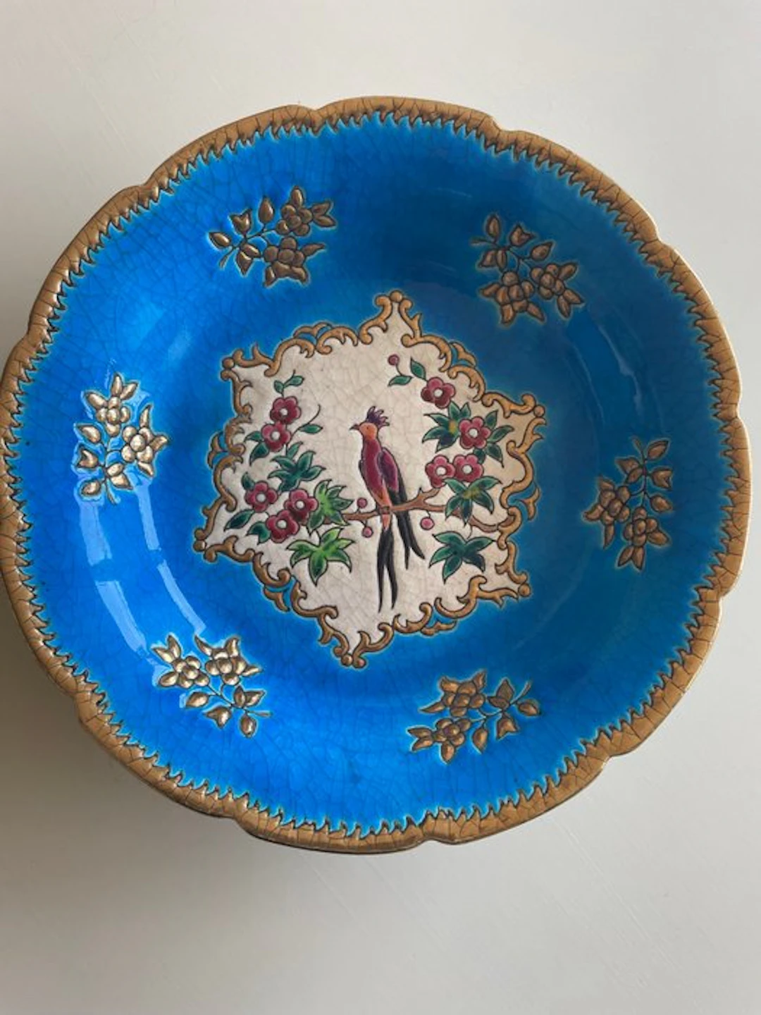 Longwy - Dish - Creamware - Deep plate (large bowl)