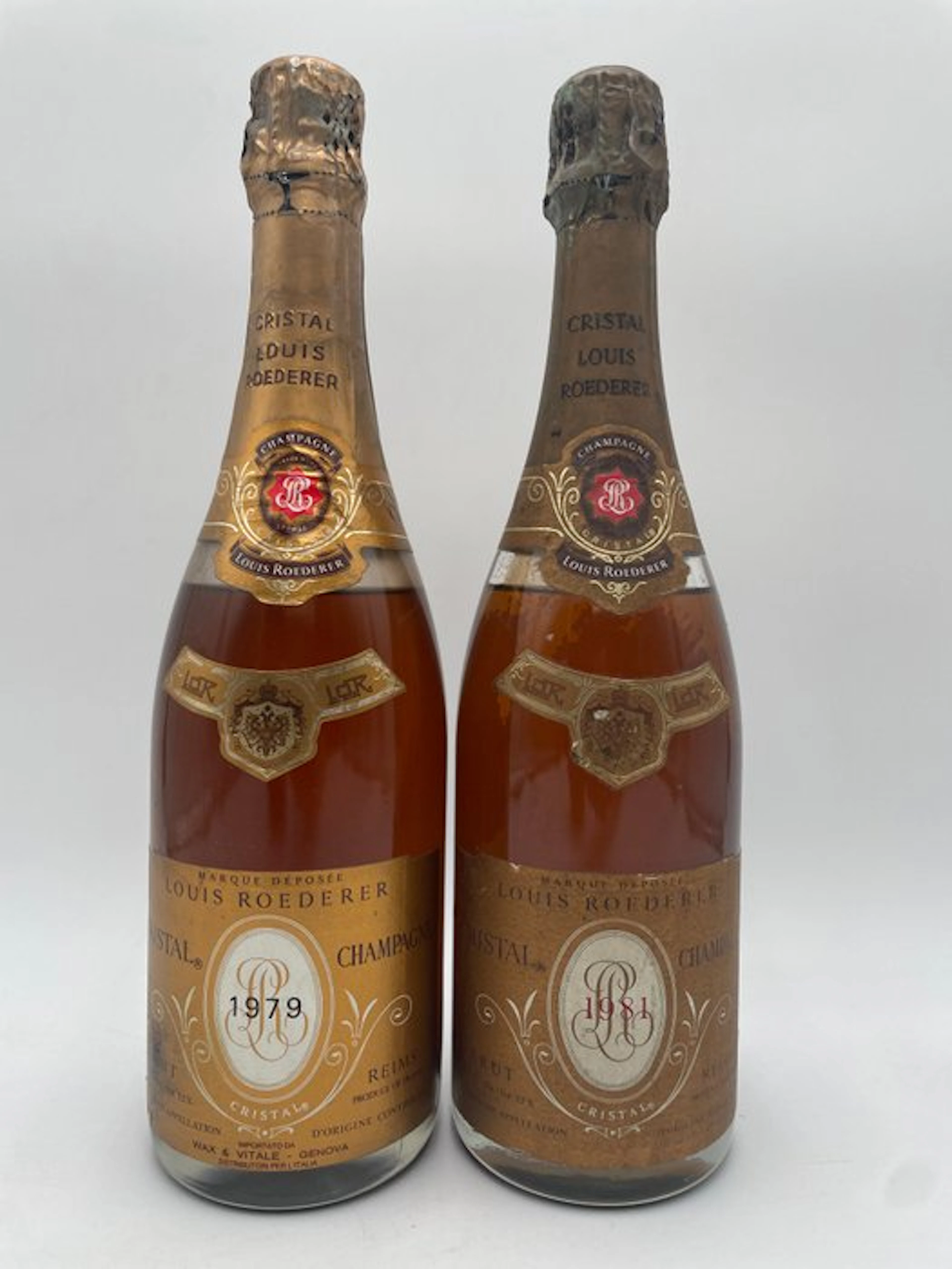 Louis Roederer, Cristal 1981 & 1979 - Champagne Brut - 2 Bottle (0.75L)