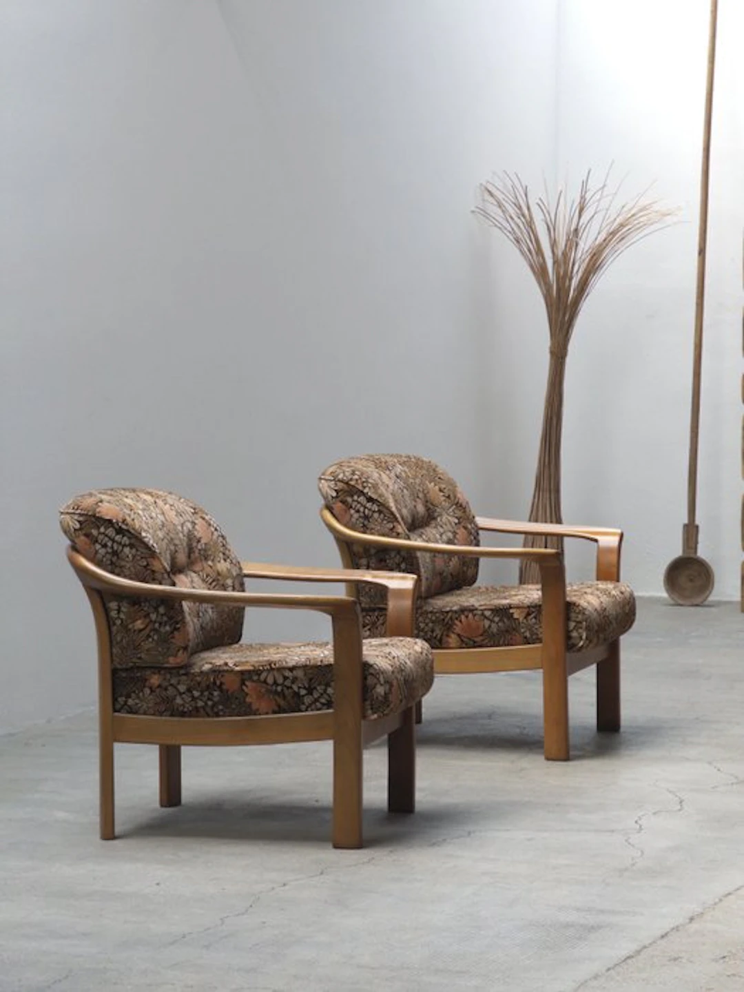 Wilhelm Knoll - Armchair - Cherry wood, Velvet - 2