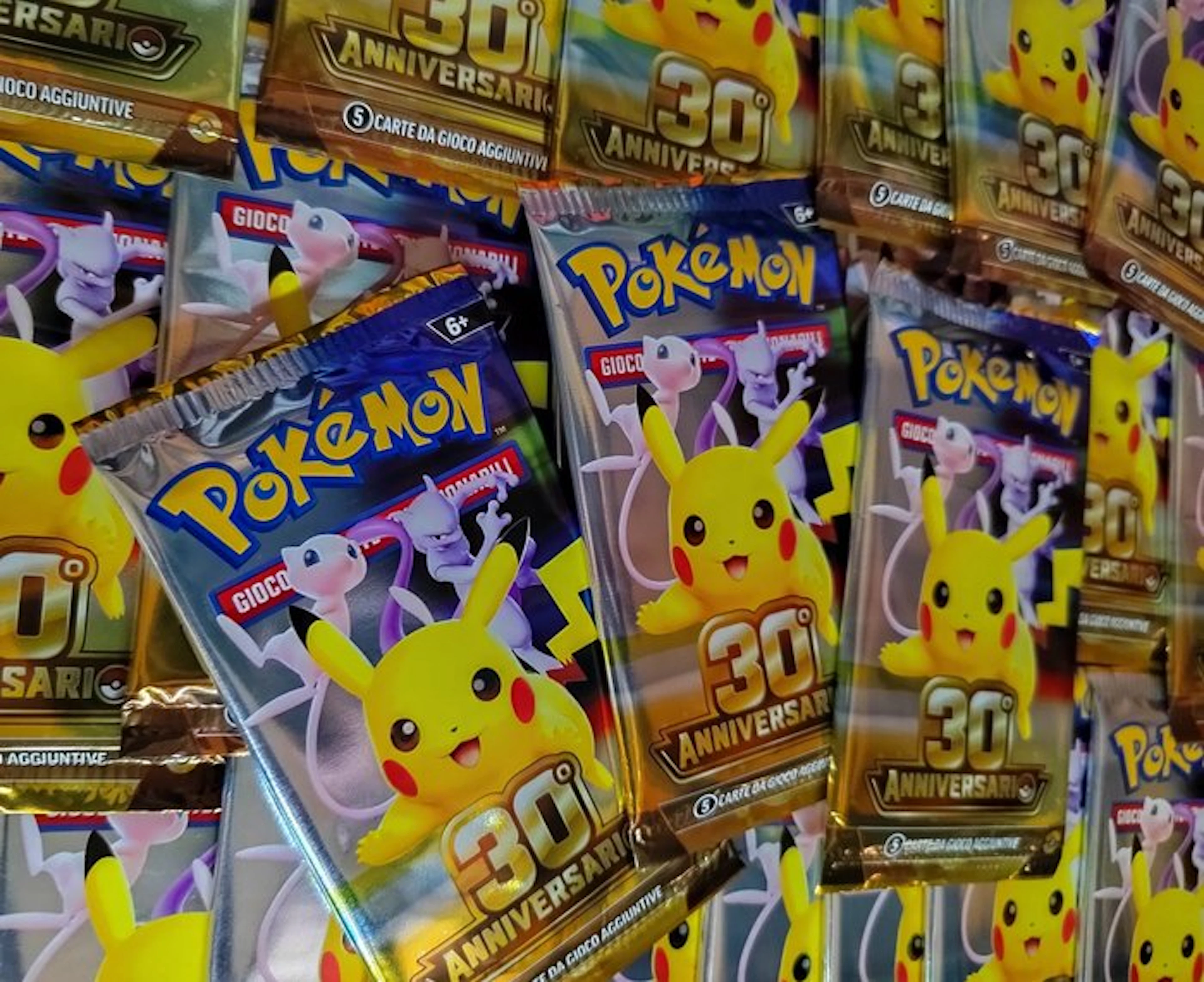 Pokémon - 10 Booster pack - 30th Anniversario Pokémon