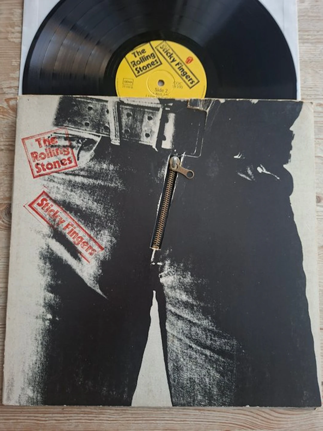 Rolling Stones - Sticky Fingers ( Rare German 1971 first...