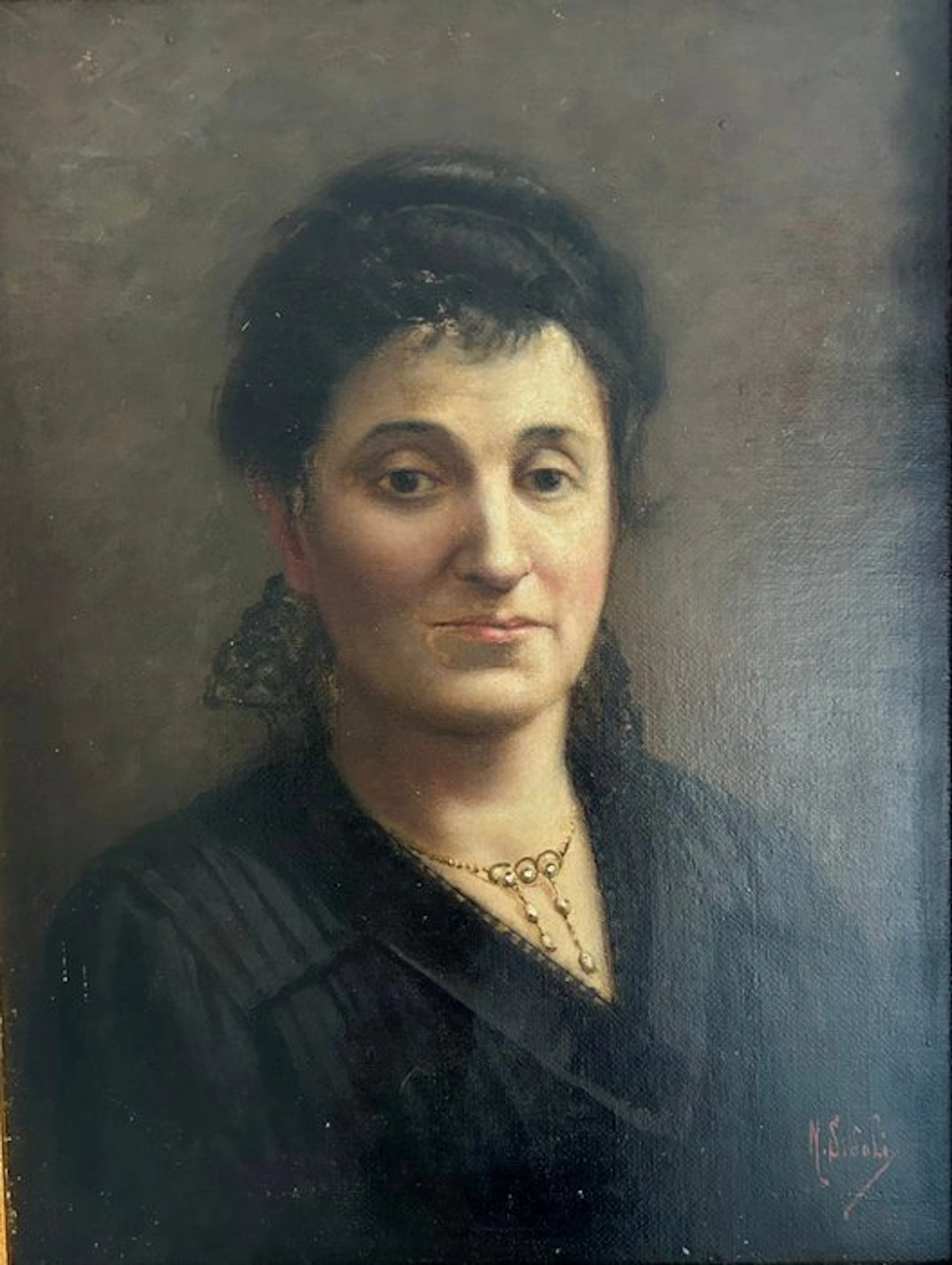 Nazzareno Sidoli (1879–1969) - Ritratto femminile