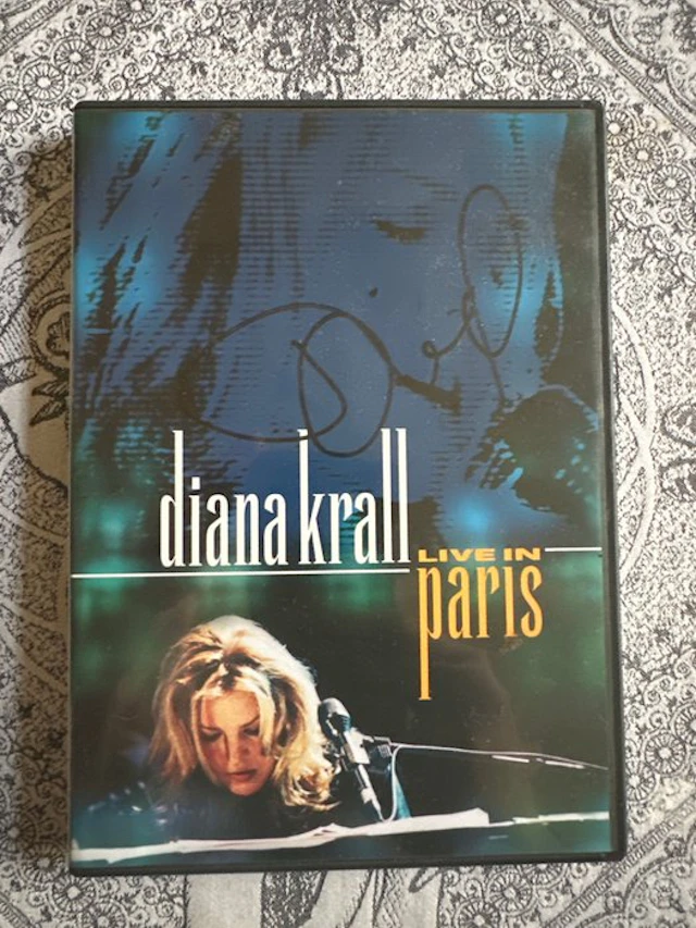 Diana Krall - DVD - Hand signed in person