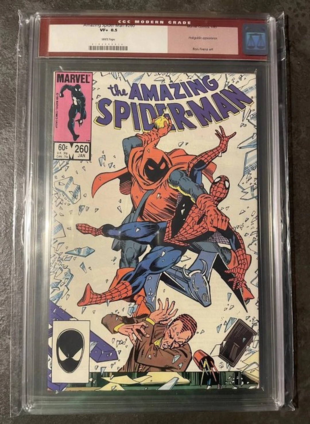 The Amazing Spider-Man 260 - "Hobgoblin - Rose" CGC 8.5 Rare Old Label