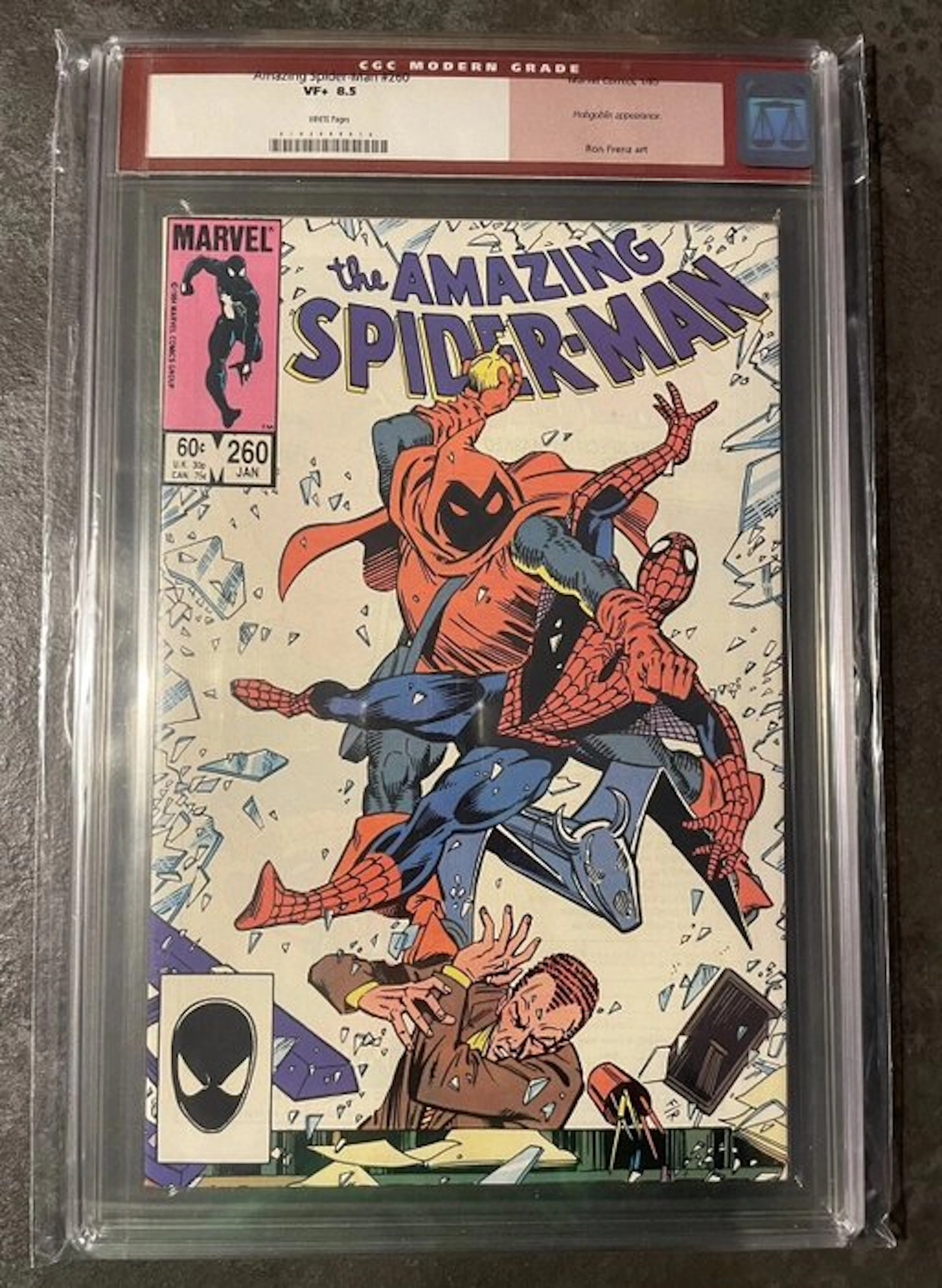 The Amazing Spider-Man 260 - "Hobgoblin - Rose" CGC 8.5 Rare Old Label