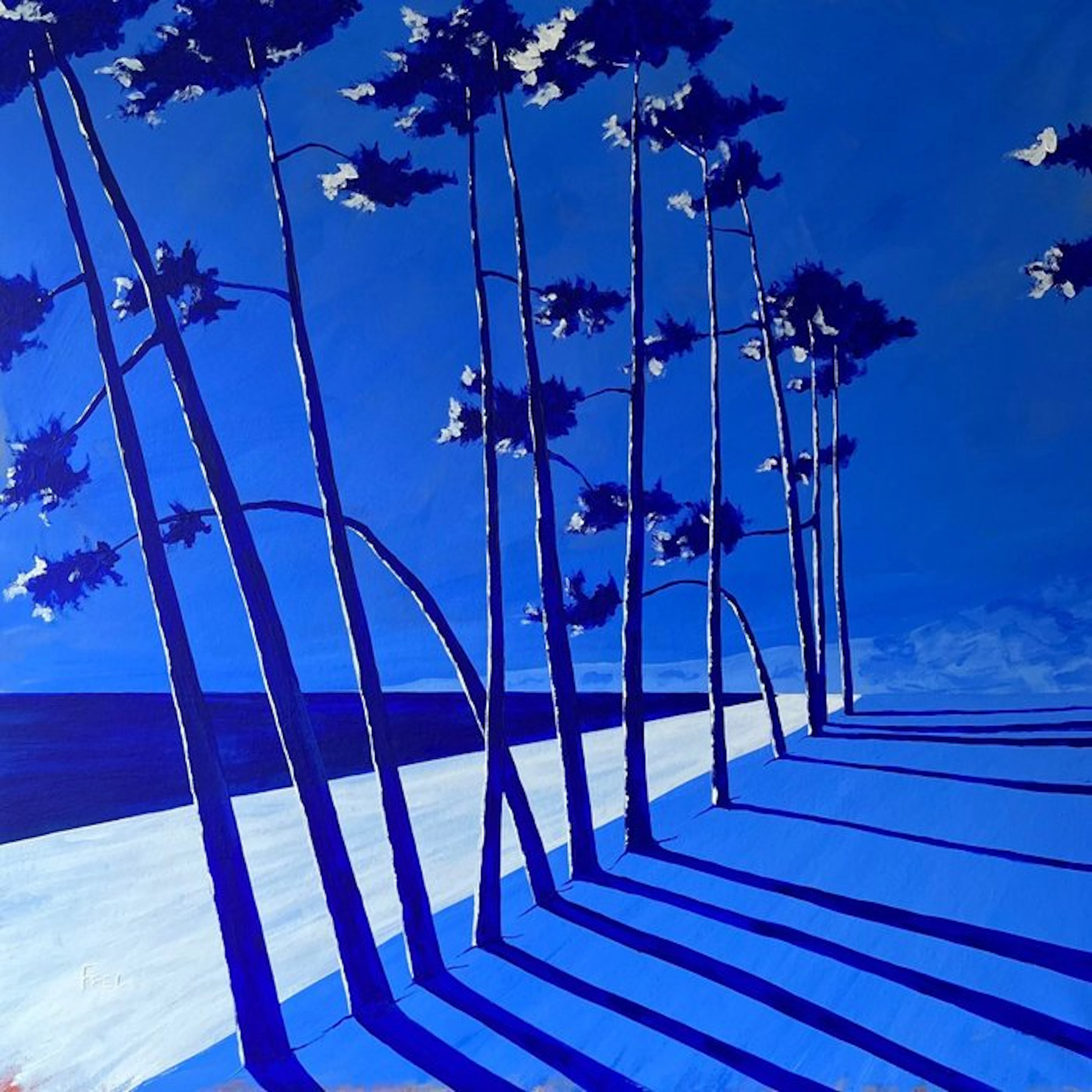 FRED - Sainte-Marine ultramarine 100x100