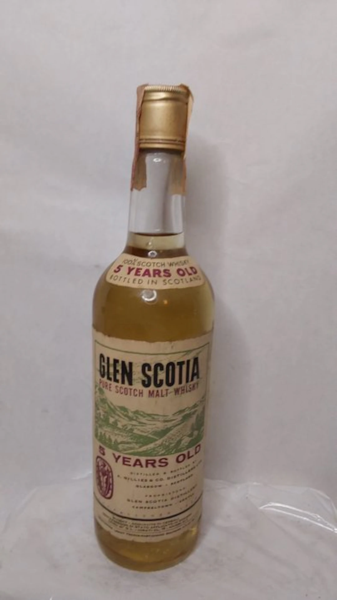 Glen Scotia 5 years old - b. 1970s - 75cl