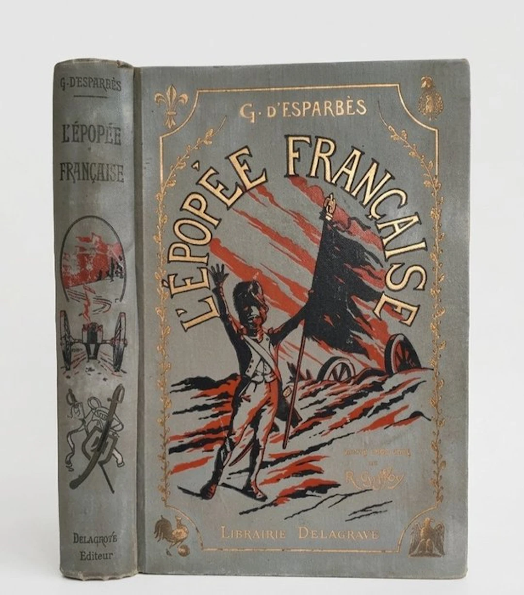 Georges d'Esparbès - L’Épopée Française — Cartonnage d'editeur - 1925