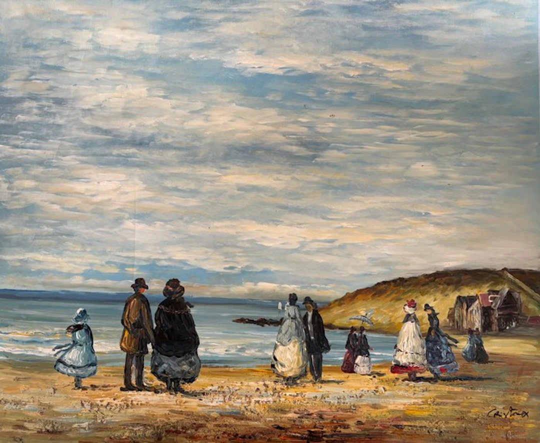 Cristaux Francis (1950-) - Le Rivage au Matin