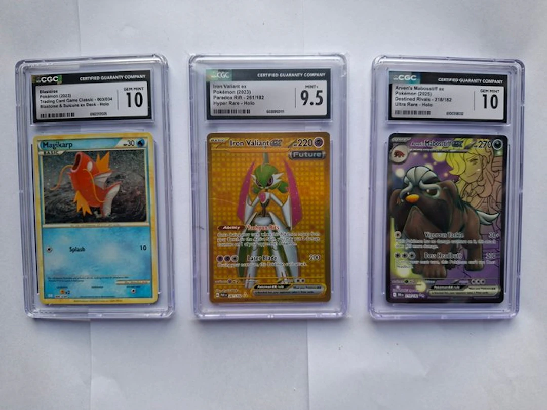 Pokémon - 3 Graded card - Magikarp
