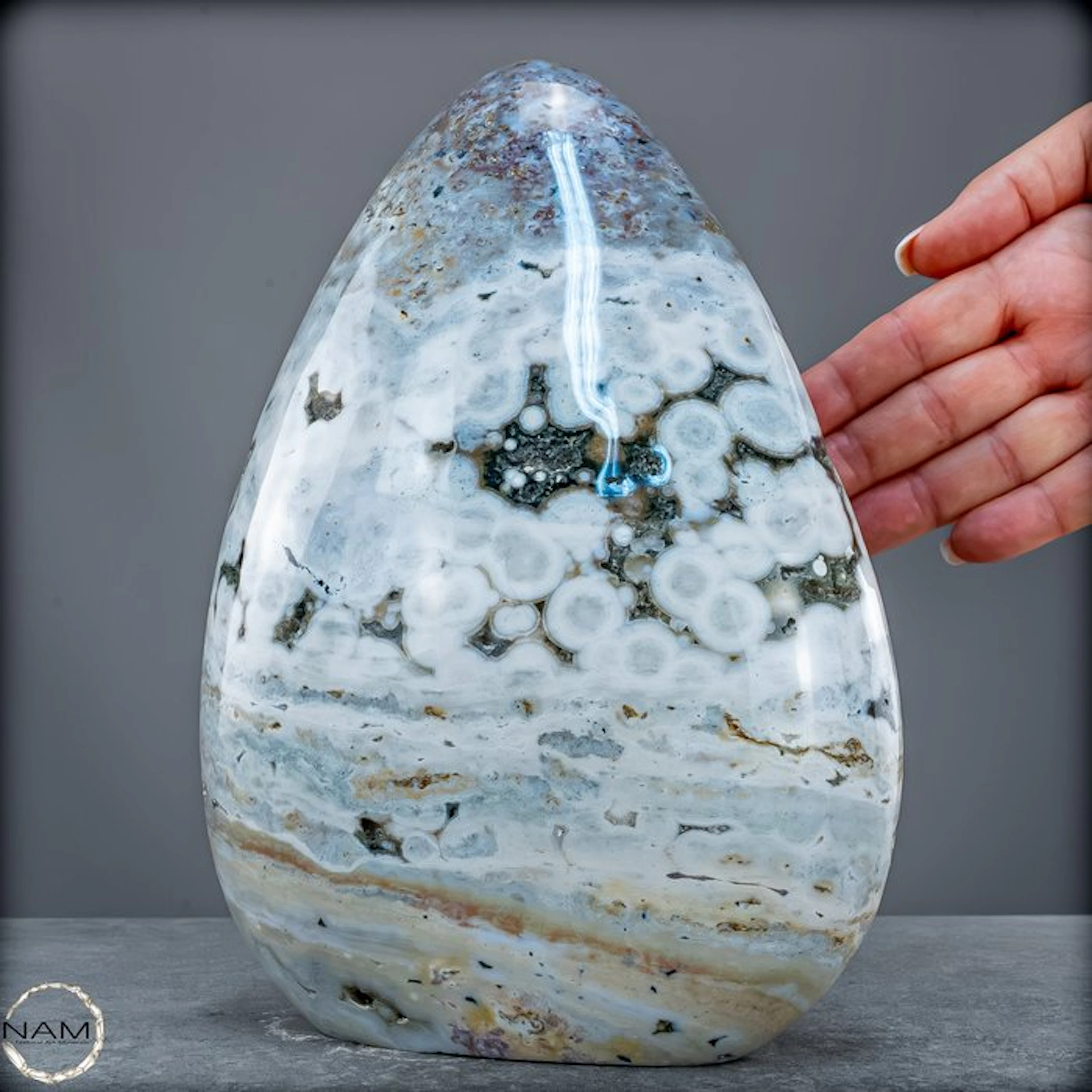 Ocean Jasper freeform – a natural work of art with...