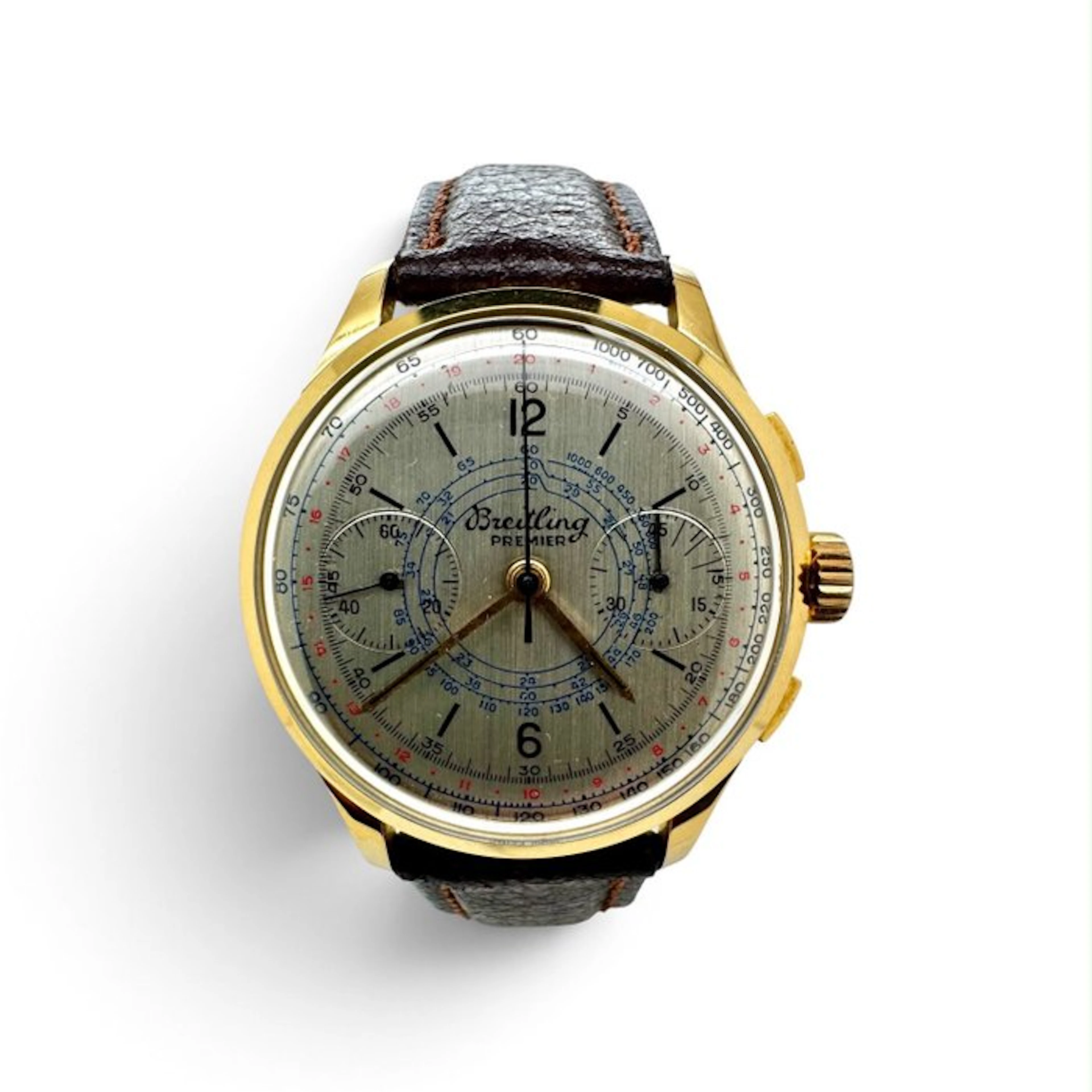 Breitling - Premier - cronografo in oro giallo 750 - Unisex - 1960