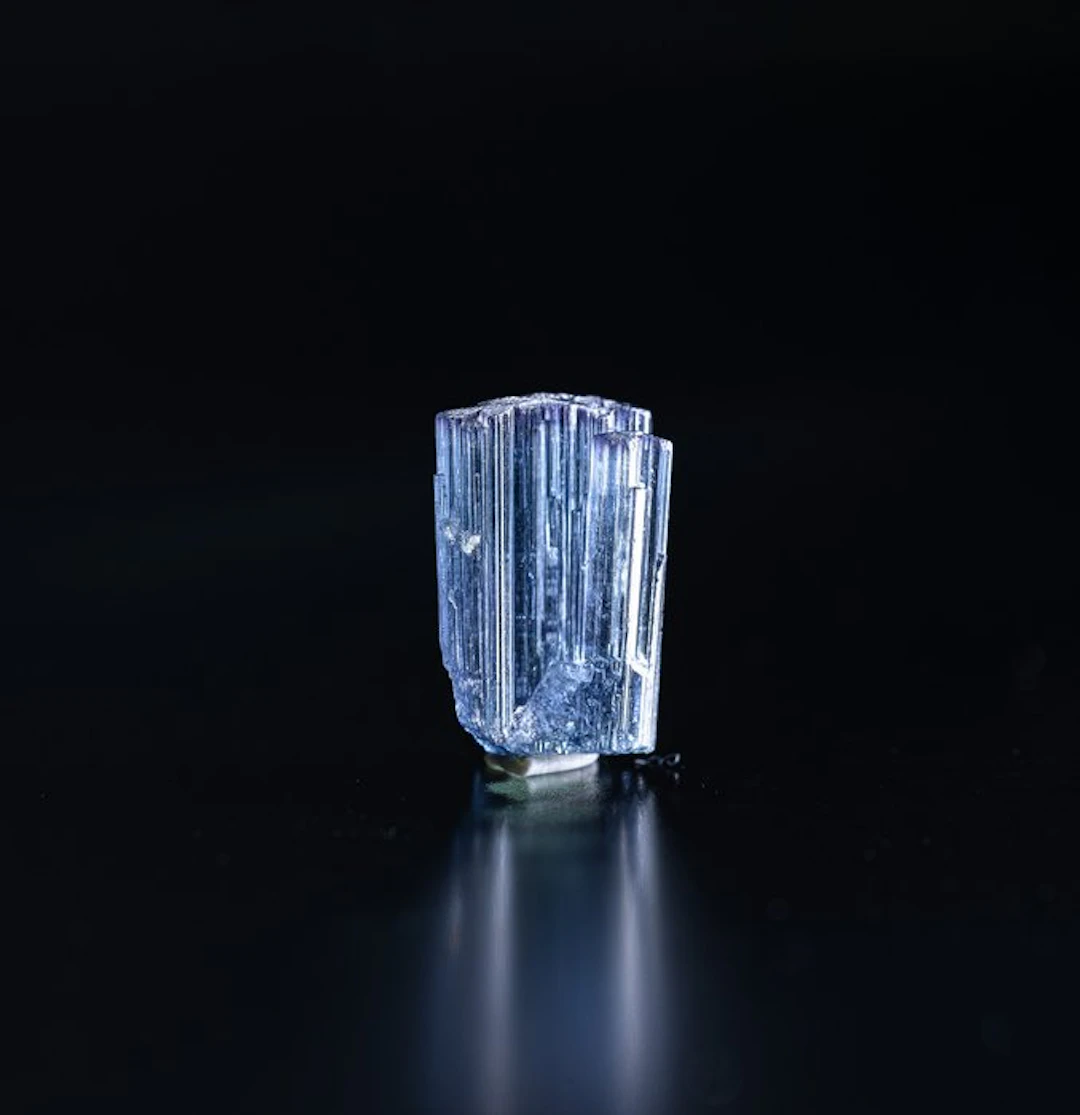 Elbaite crystal specimen