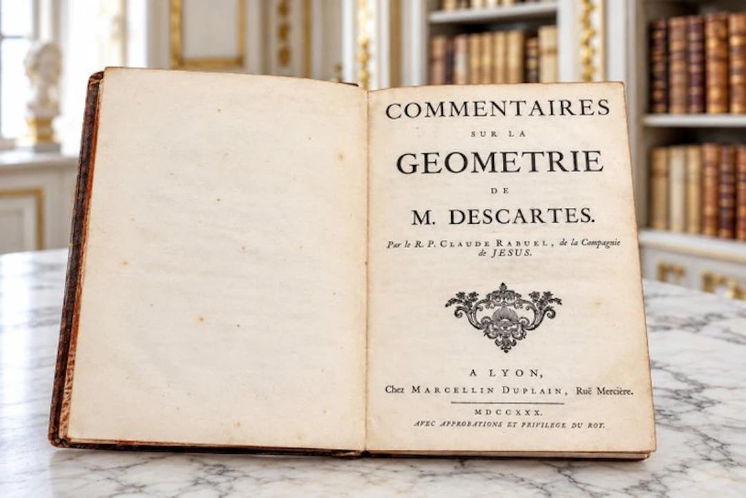 Descartes / Rabuel - Géométrie de M. Descartes - 1730