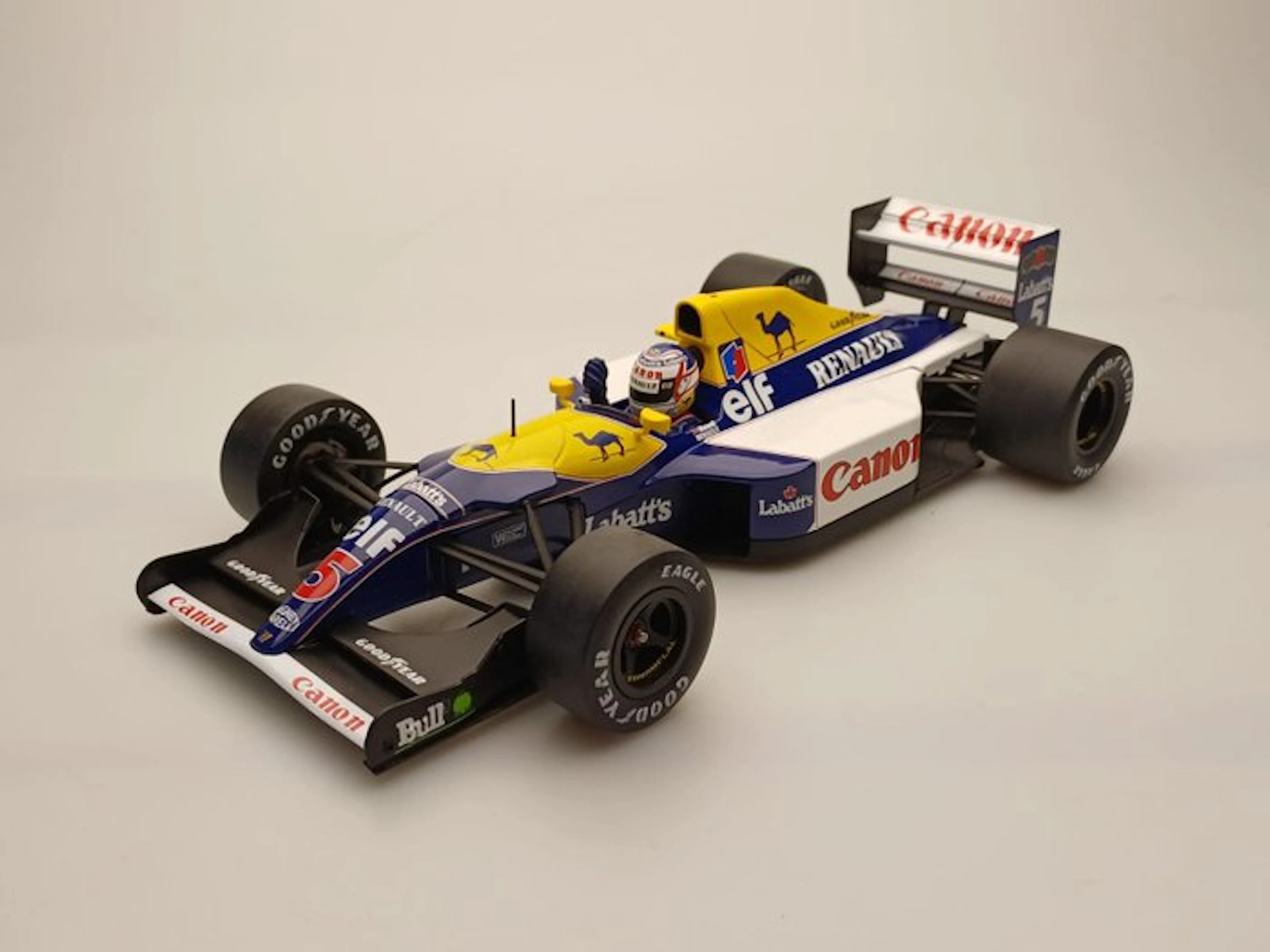 WERK83 1:18 - Model car - Williams FW14 #5 Winner British GP F1 1991 - N