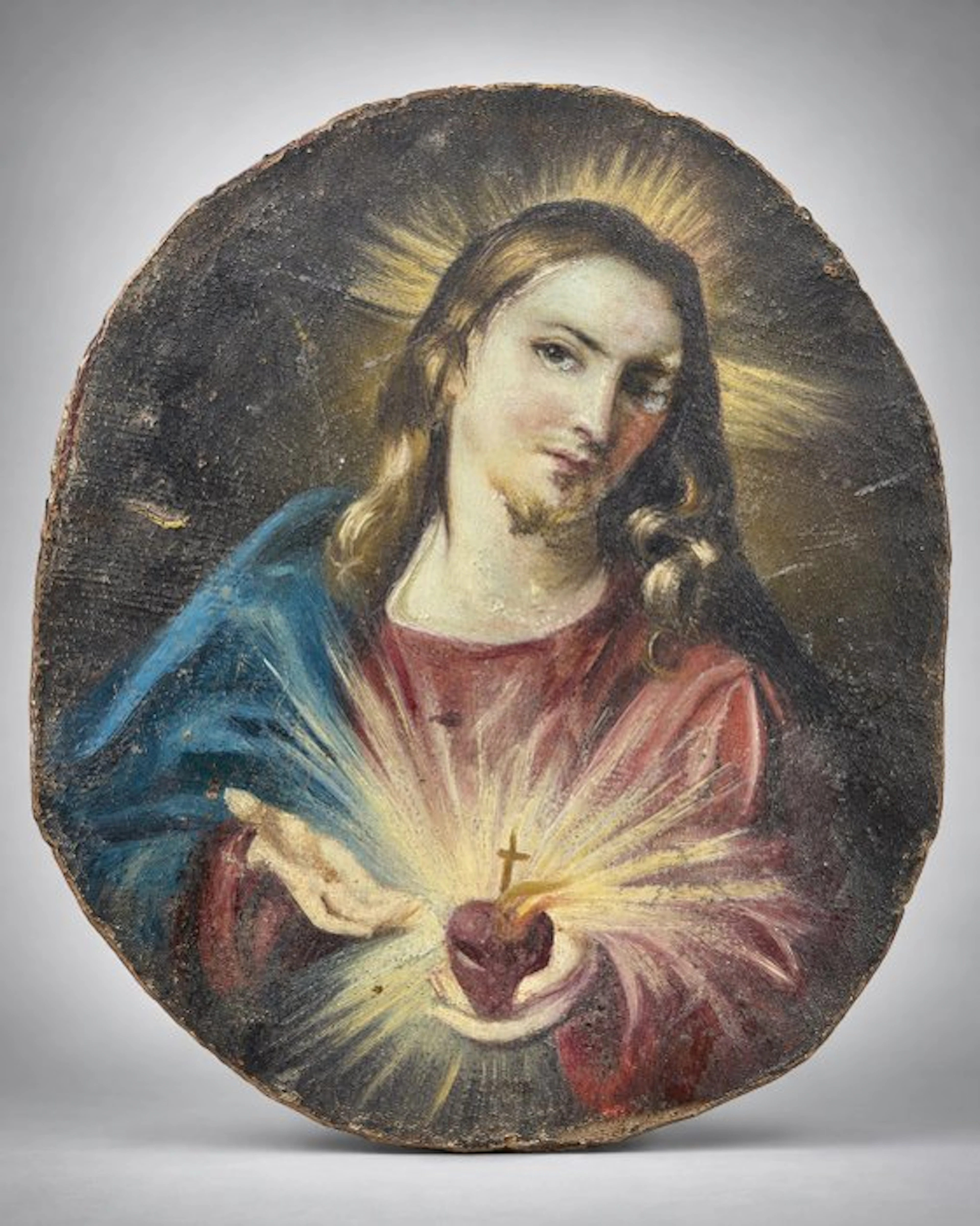 Italian school (XVIII) - Cuore sacro di Gesù