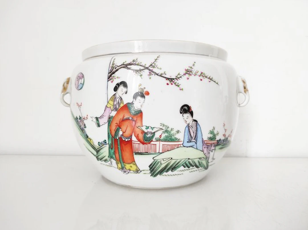 Pot - Characters - Republic Period (1912-1949) - Porcelain