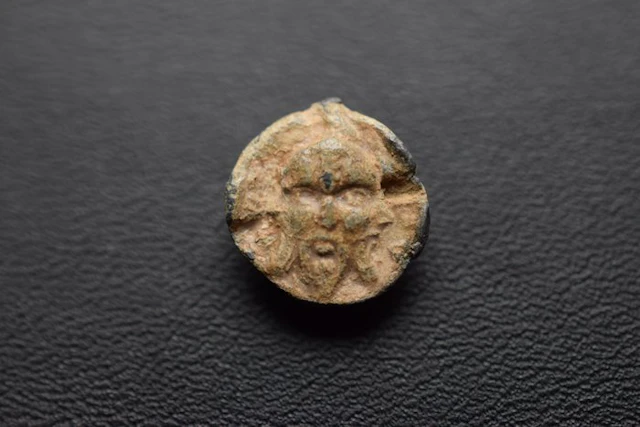 Late Roman/Early Byzantine Lead Ancient Roman Triform Head Lead Seal