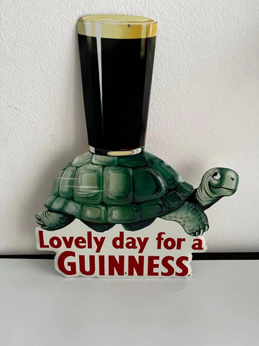 Guinness “Lovely day for a Guinness” advertising board –...