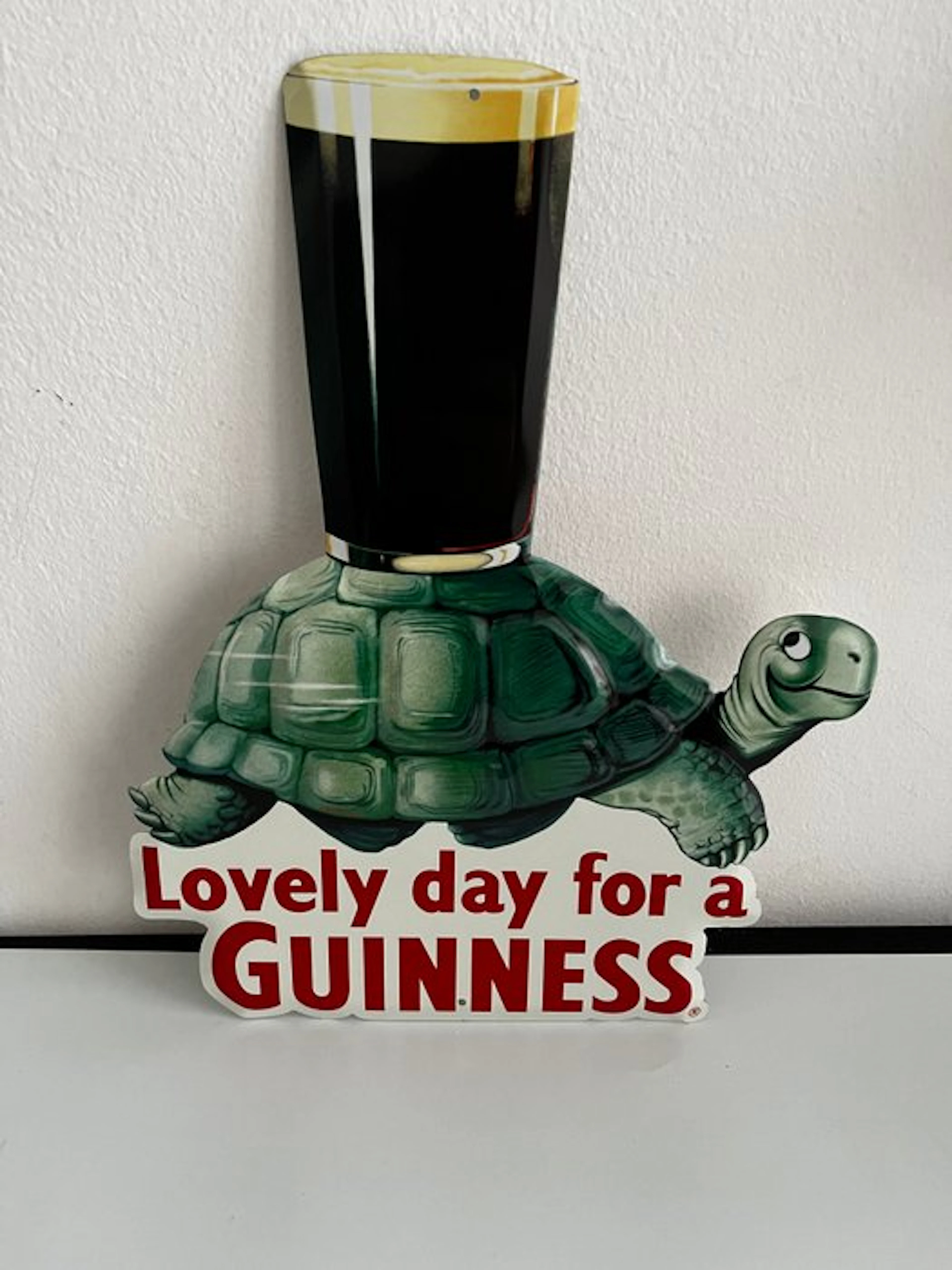 Guinness “Lovely day for a Guinness” advertising board –...