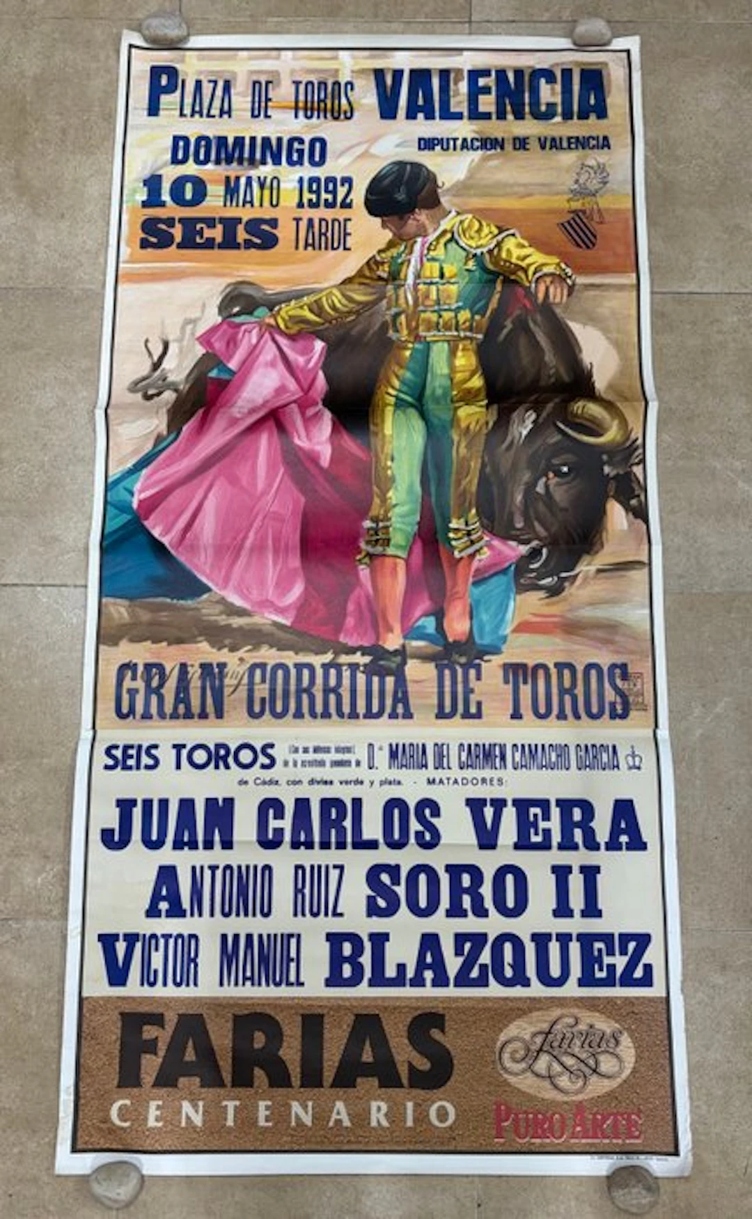 Cros Estrems - Plaza Toros de Valencia, Spain, Litho. - 1992 - 1990s